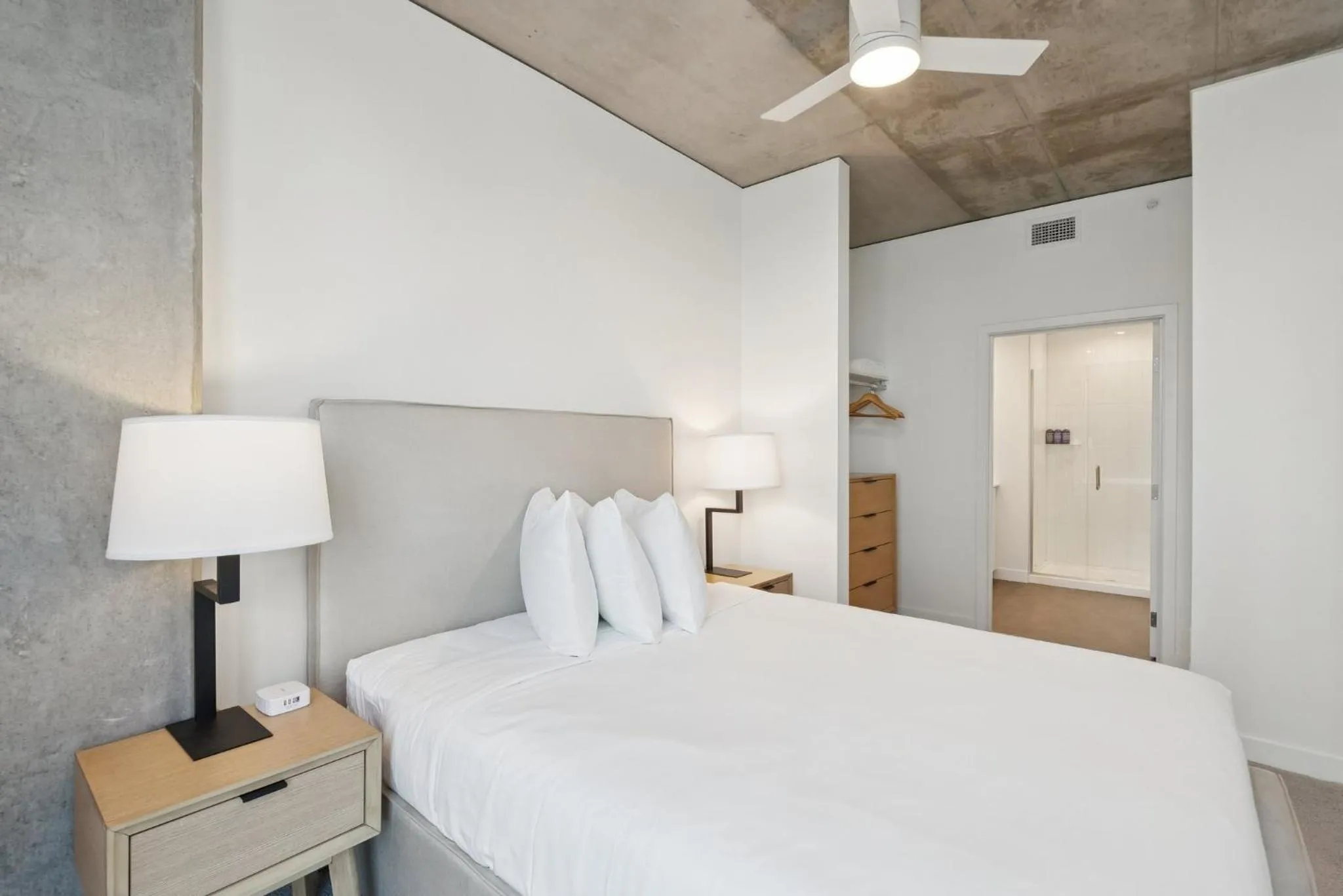 Bed in Placemakr Downtown Phoenix