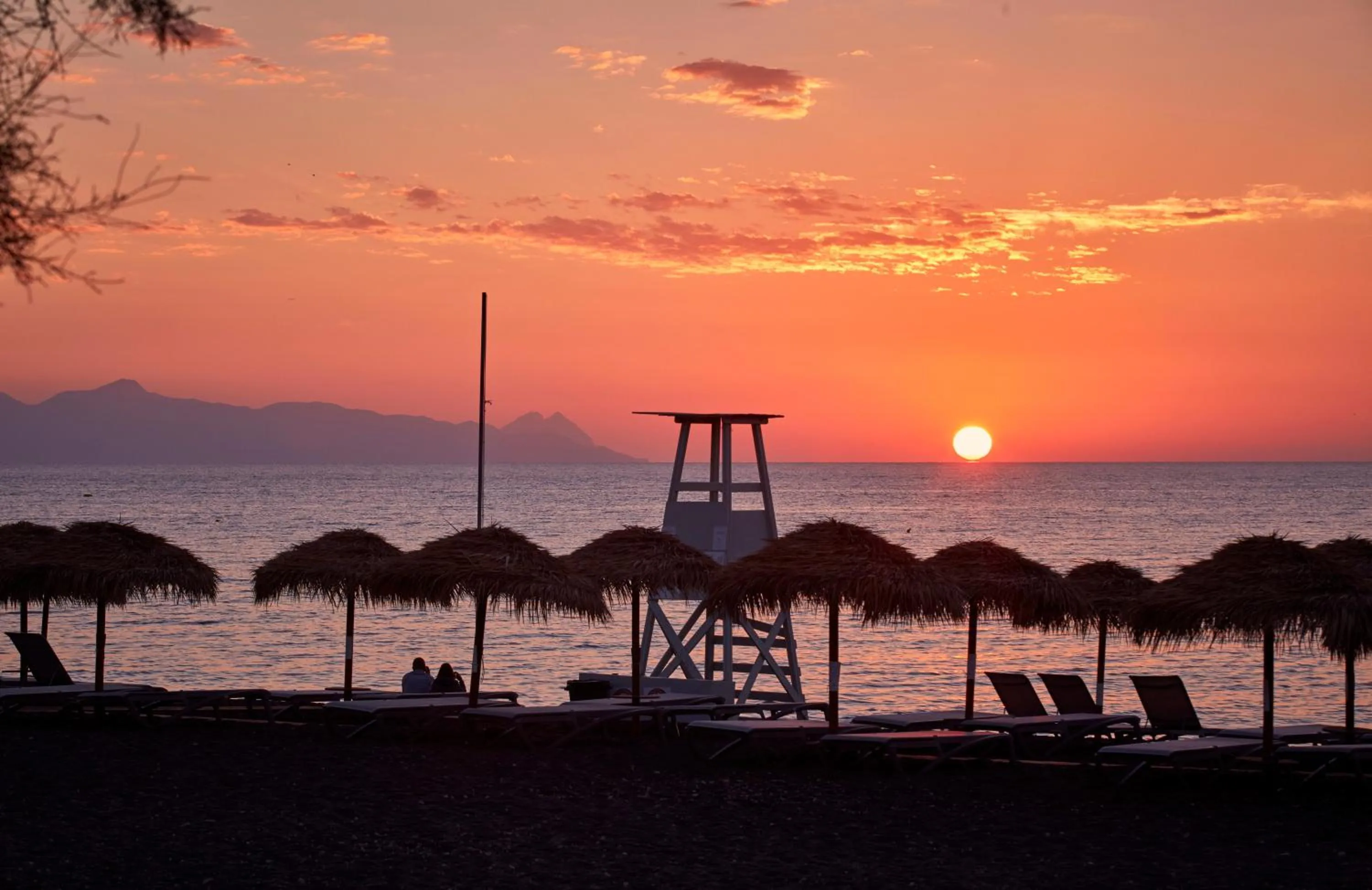 Beach in Aqua Blue Beach Hotel