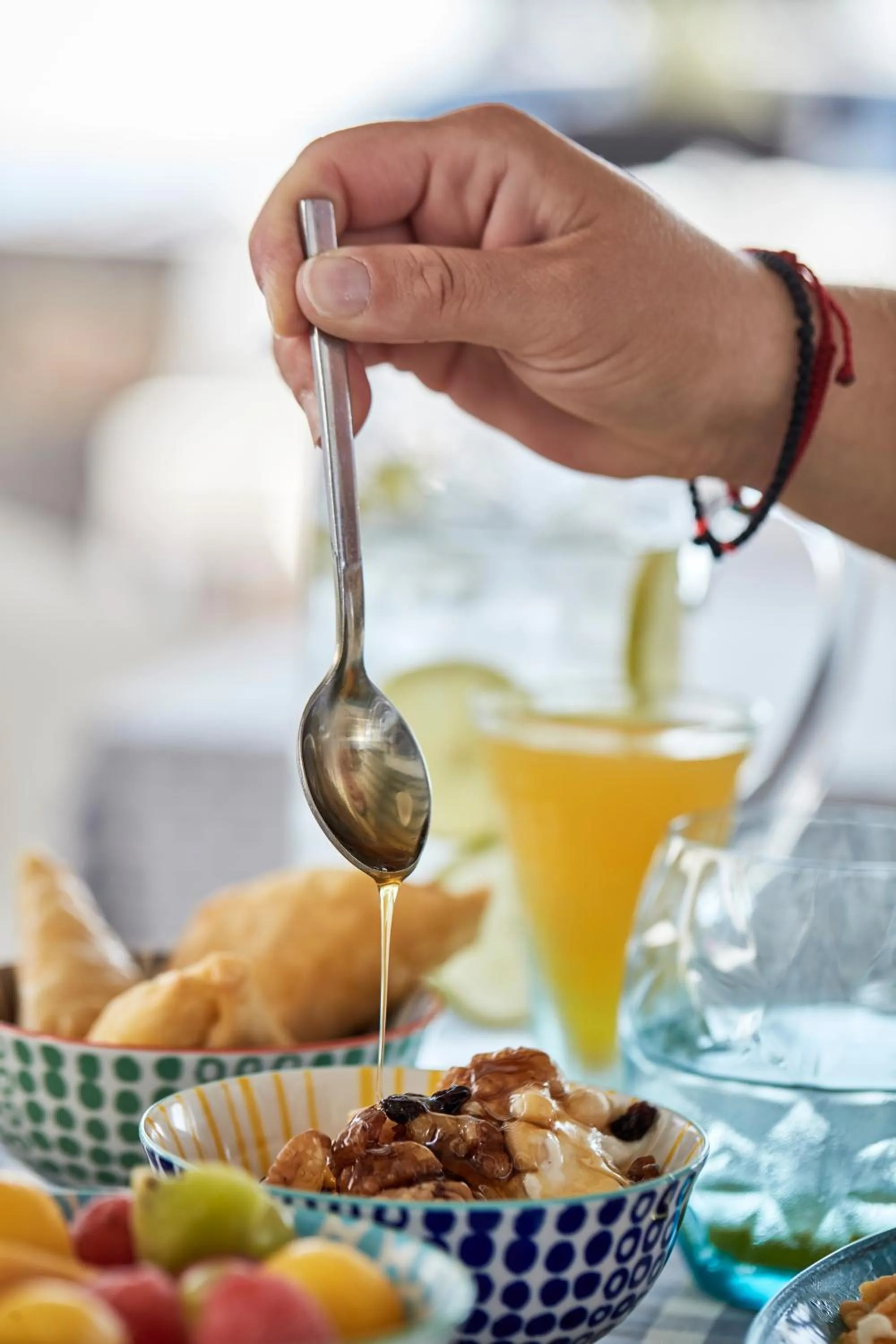 Food in Aqua Blue Beach Hotel
