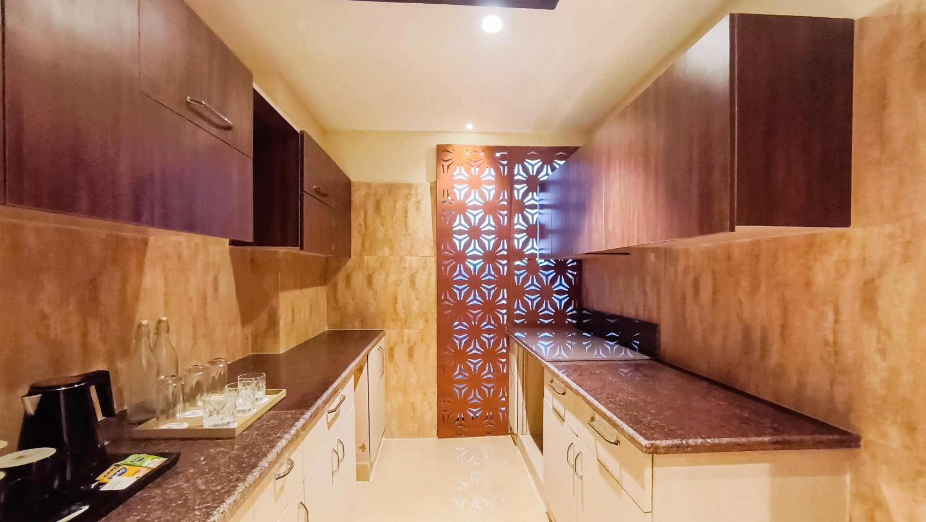 Kitchen or kitchenette in The Meriton