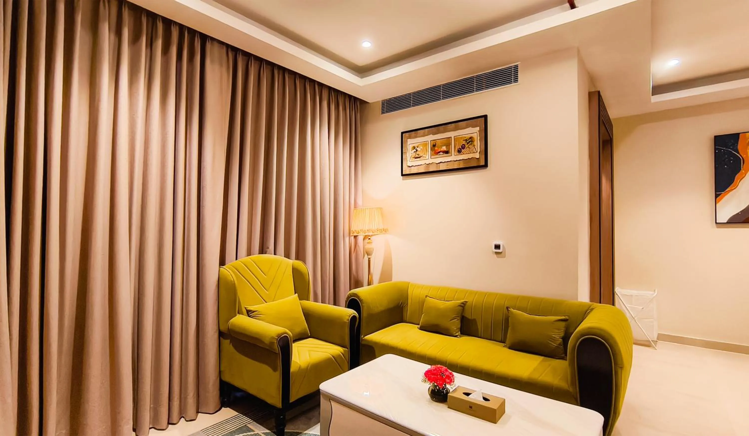 Living room in The Meriton