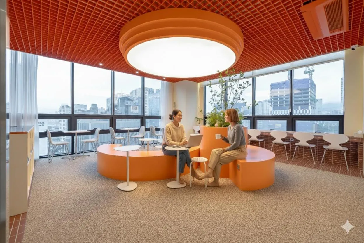 Communal lounge/ TV room in THE EXTAY Lounge Jongno