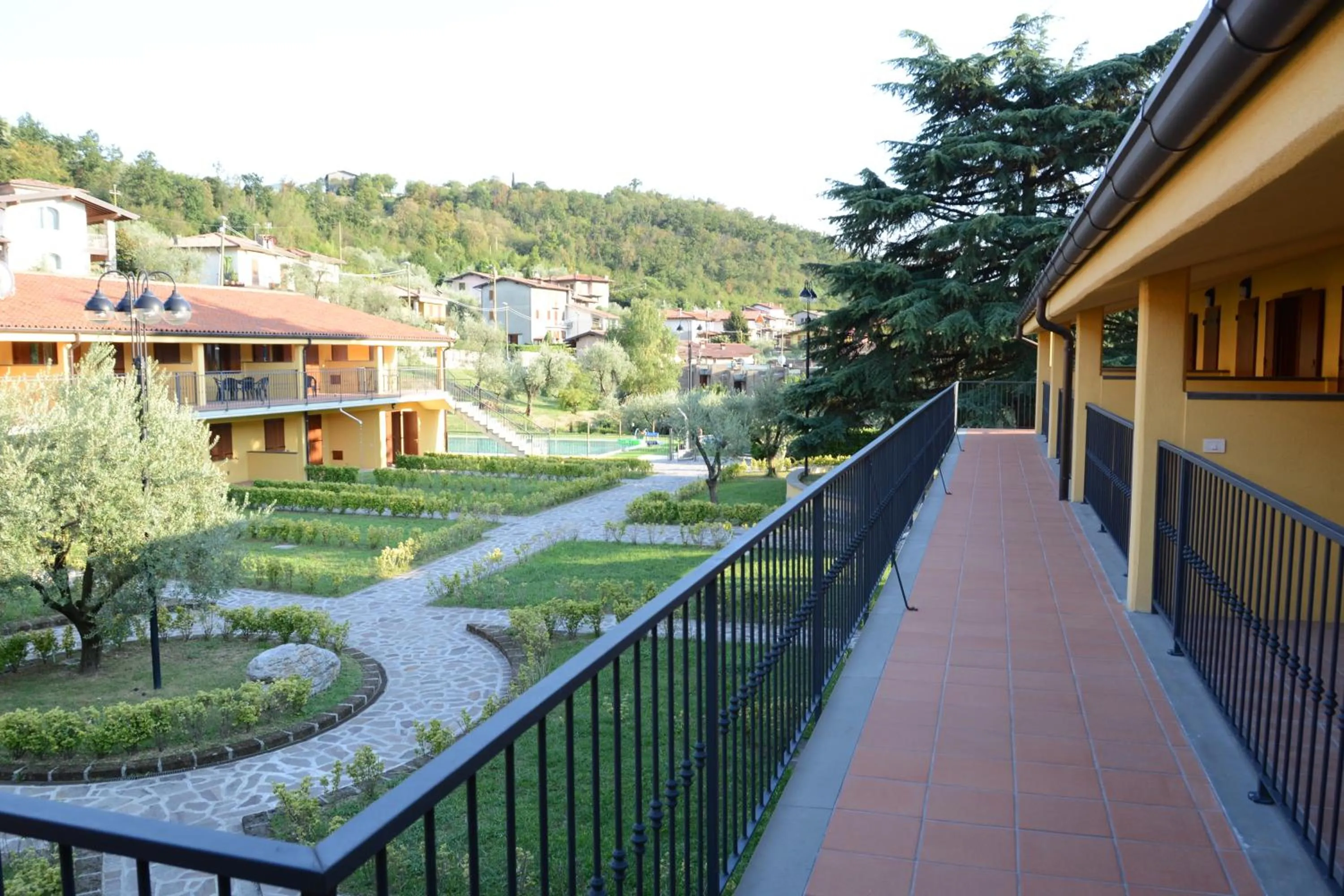 Garden view in La Perla