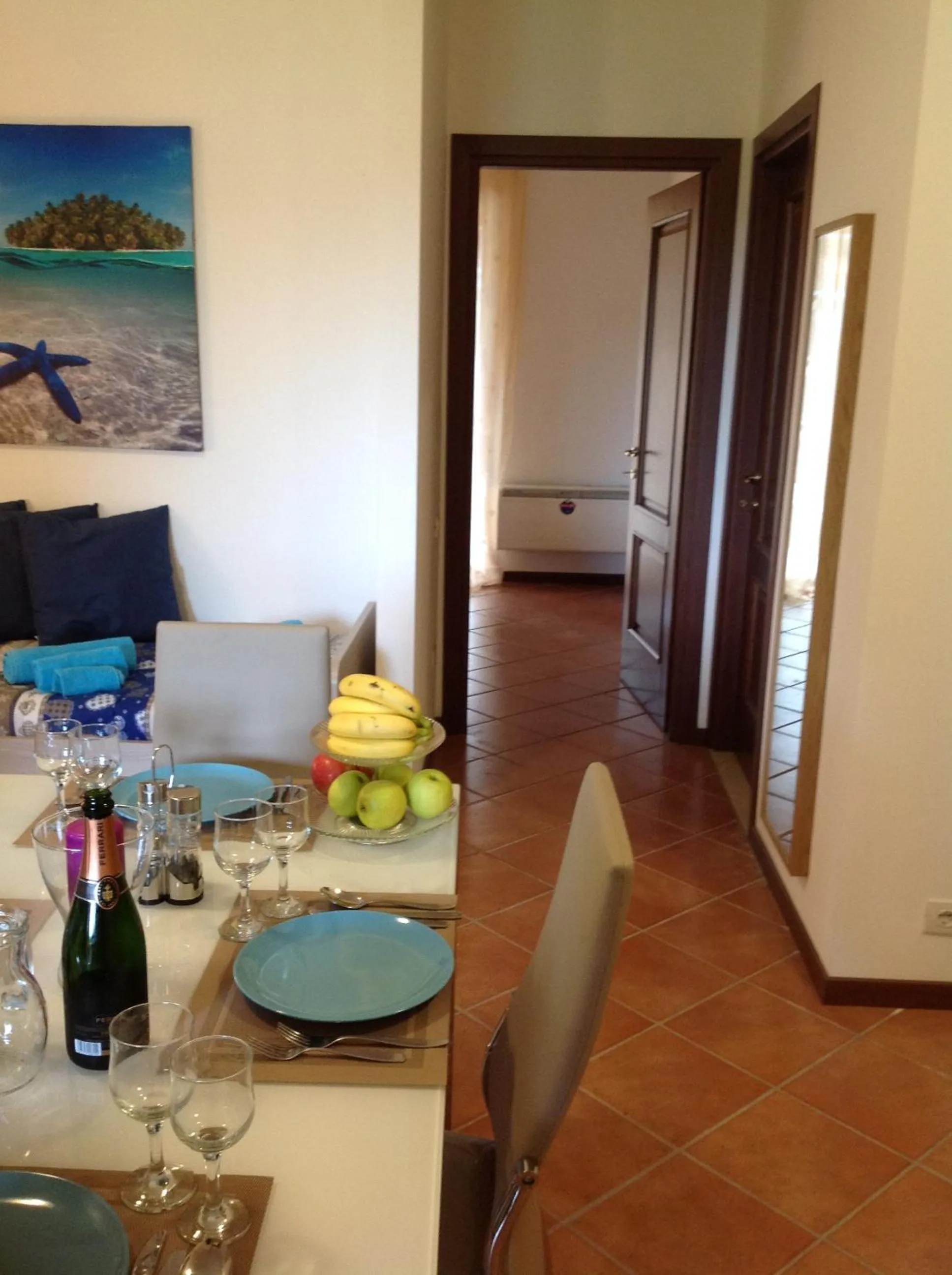 Living room in La Perla