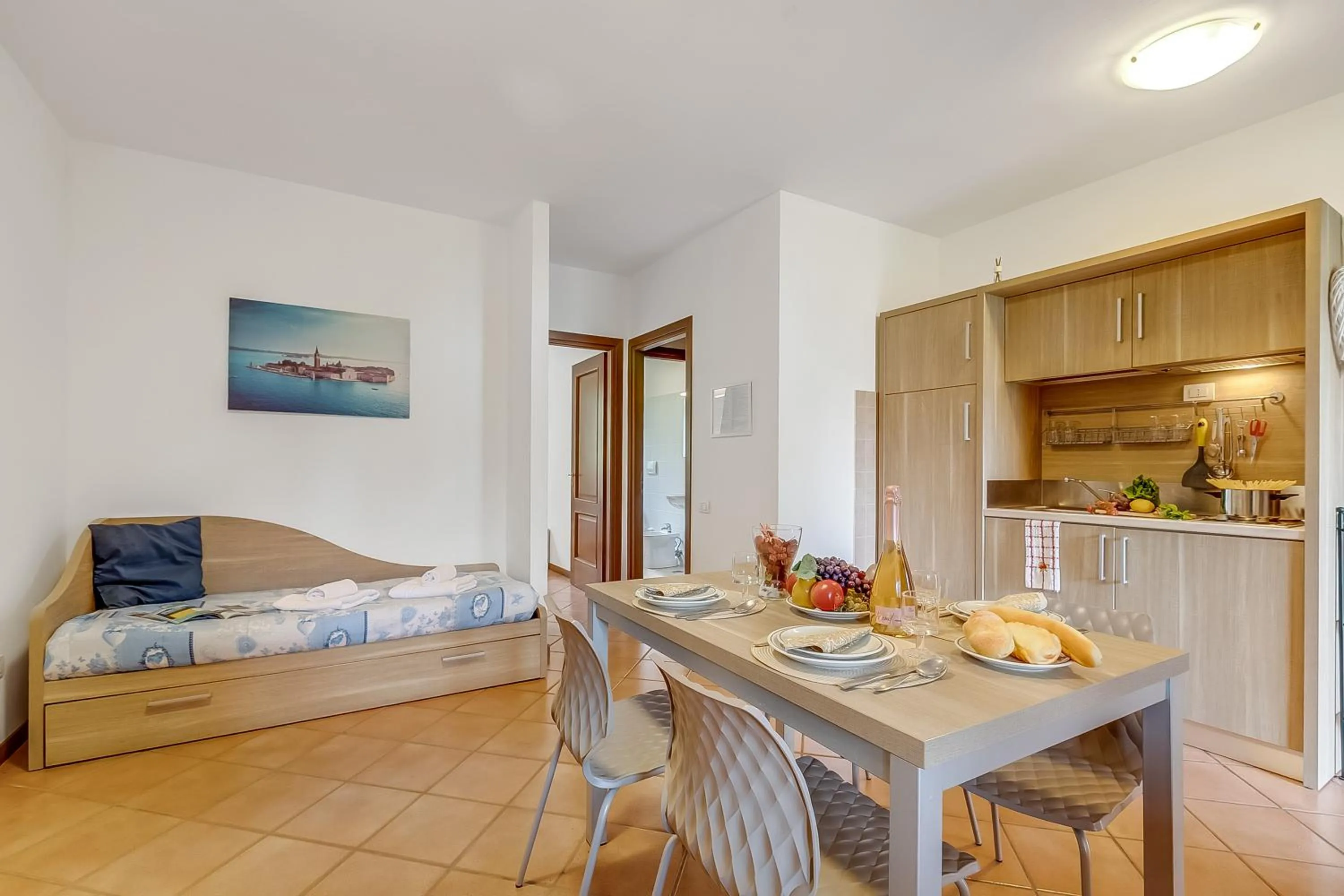 Dining area in Residence La Perla
