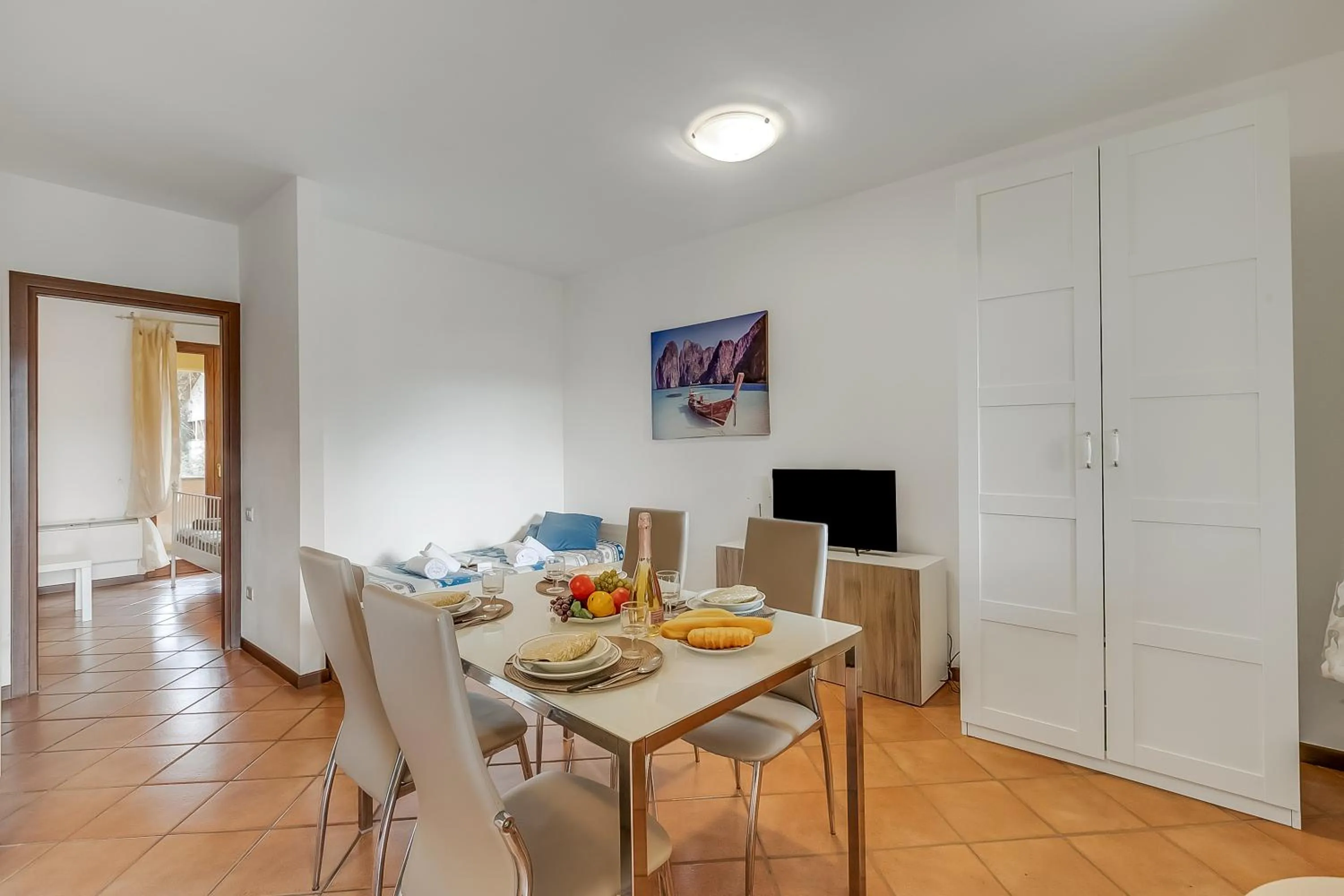 Dining area in Residence La Perla