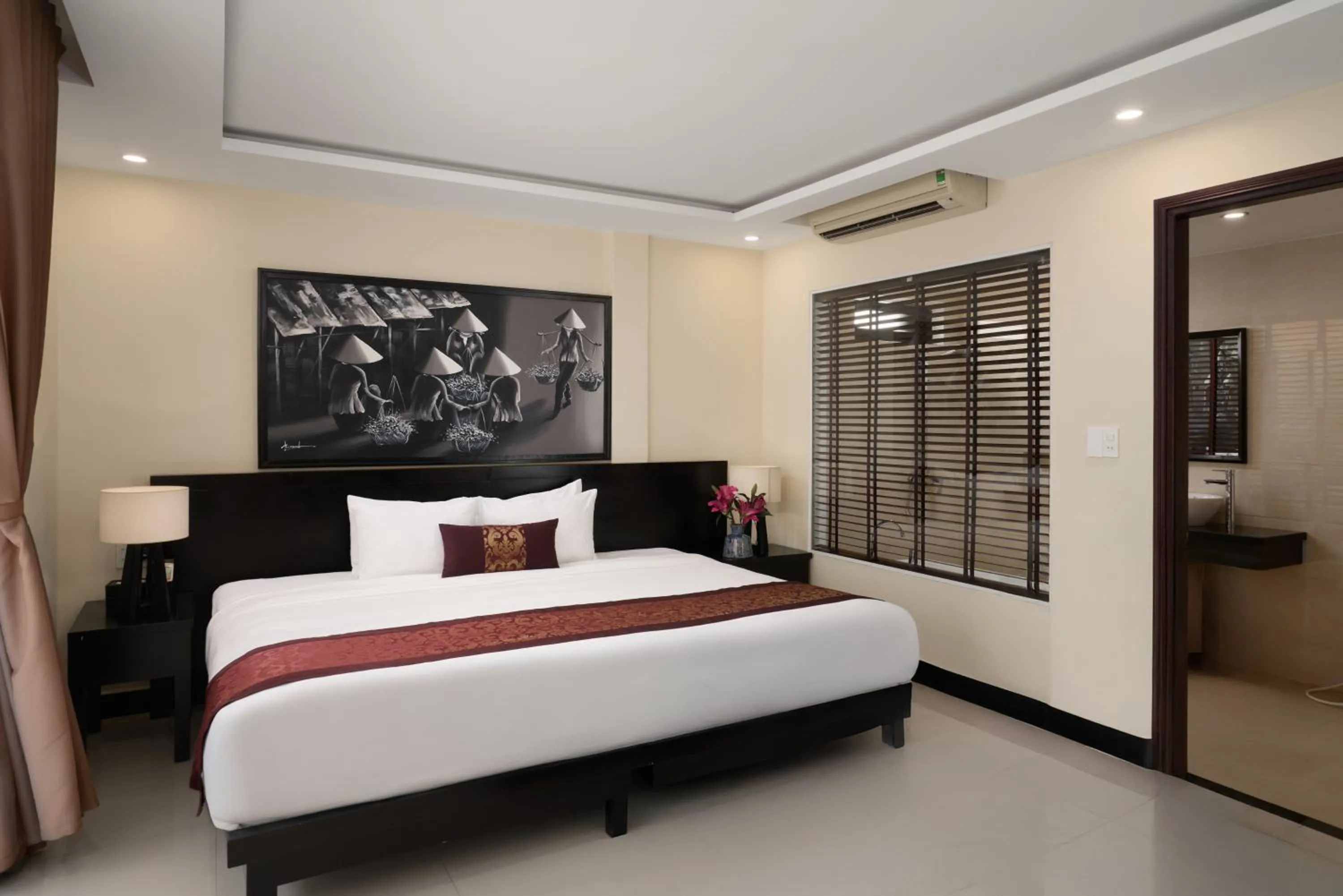 Bedroom, Bed in Banana Garden Hoi An