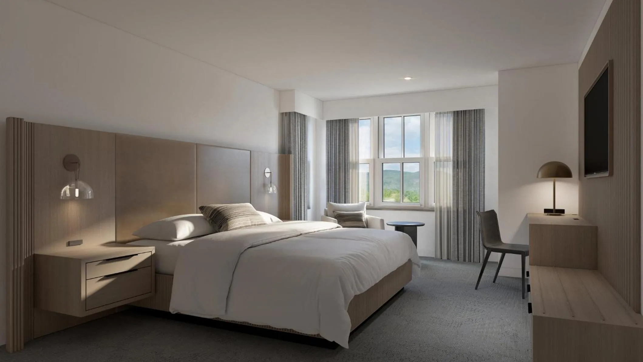 Photo of the whole room, Bed in Hotel Indigo North Conway by IHG