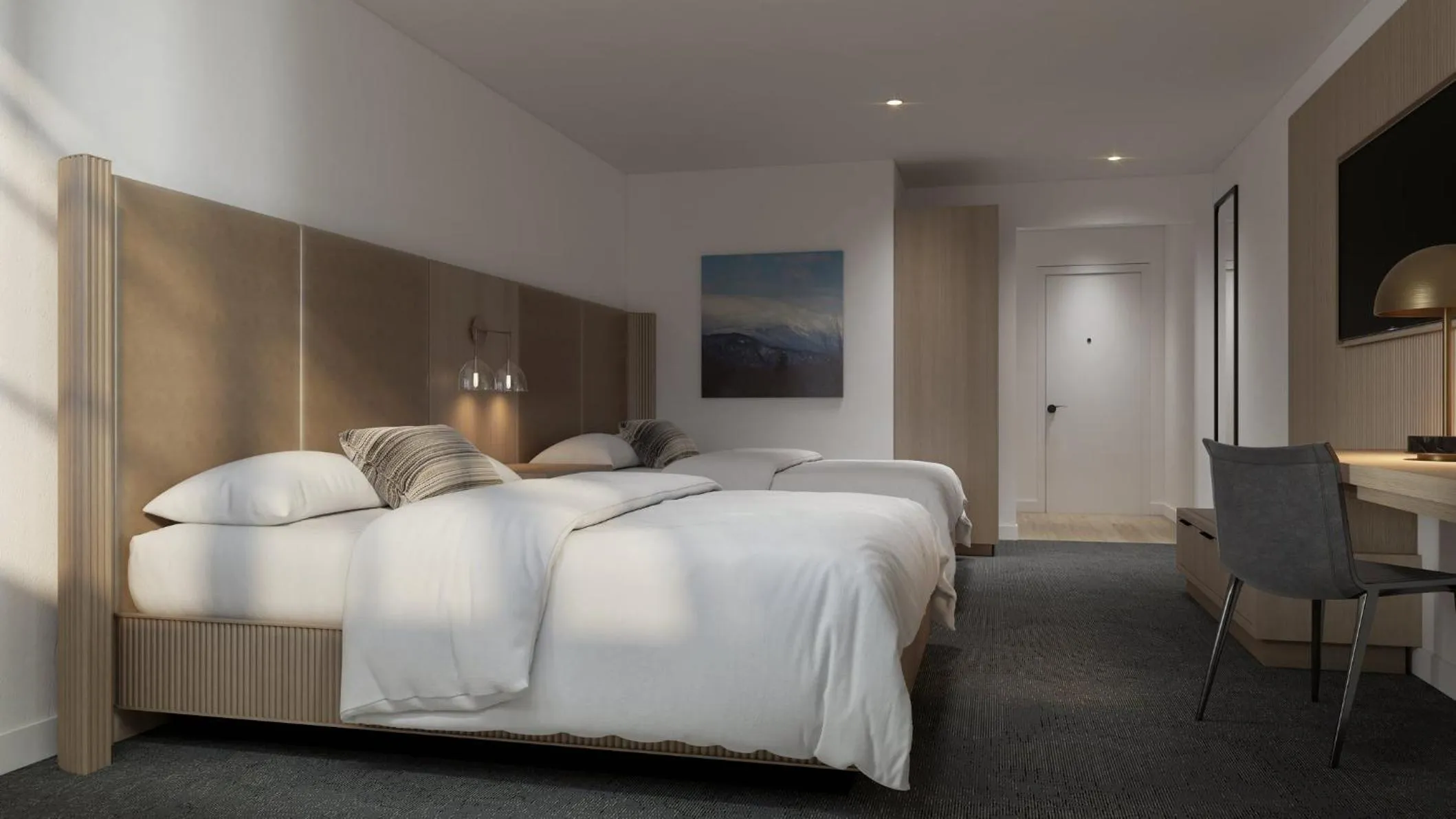 Photo of the whole room, Bed in Hotel Indigo North Conway by IHG