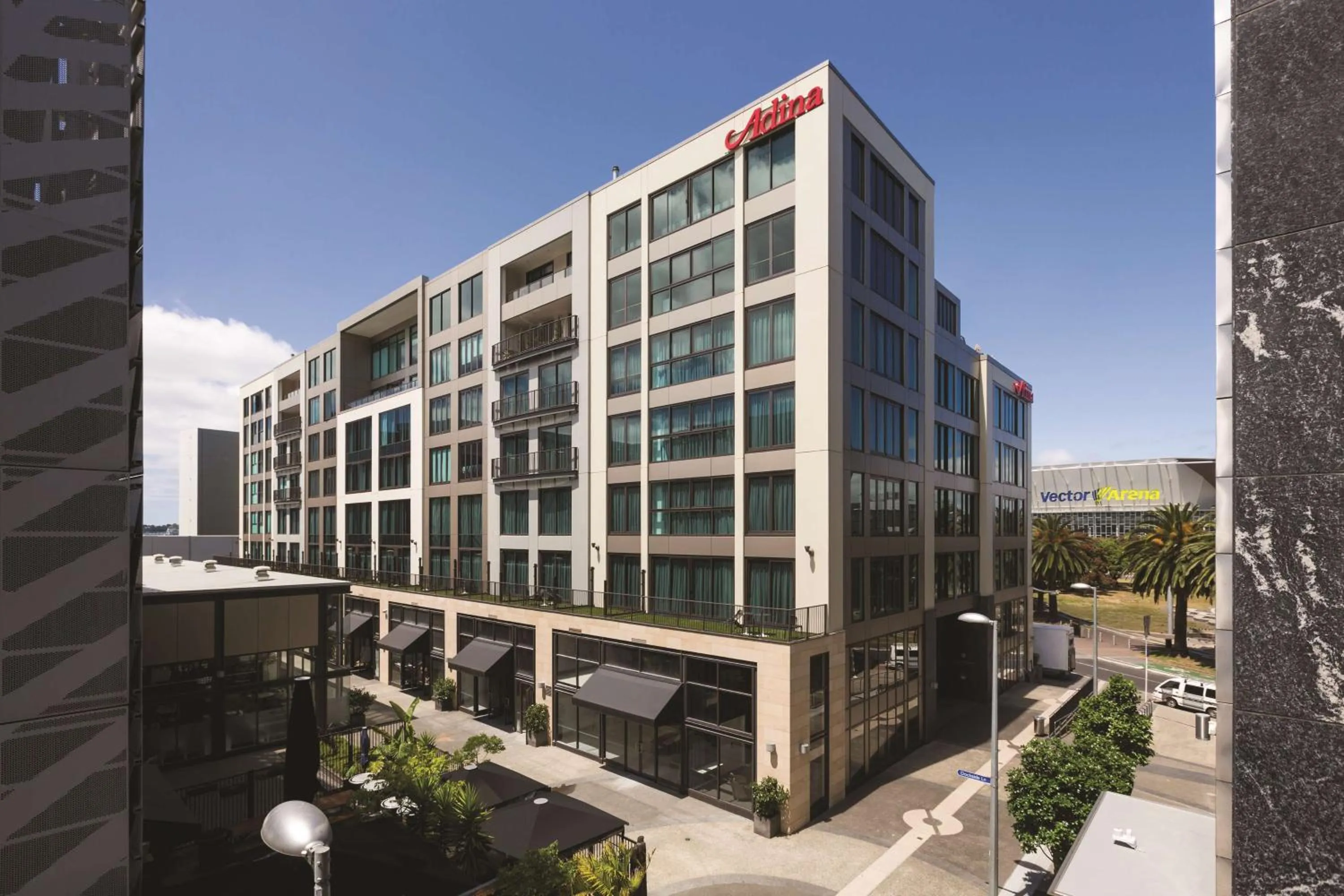 Property building in Adina Apartment Hotel Auckland Britomart