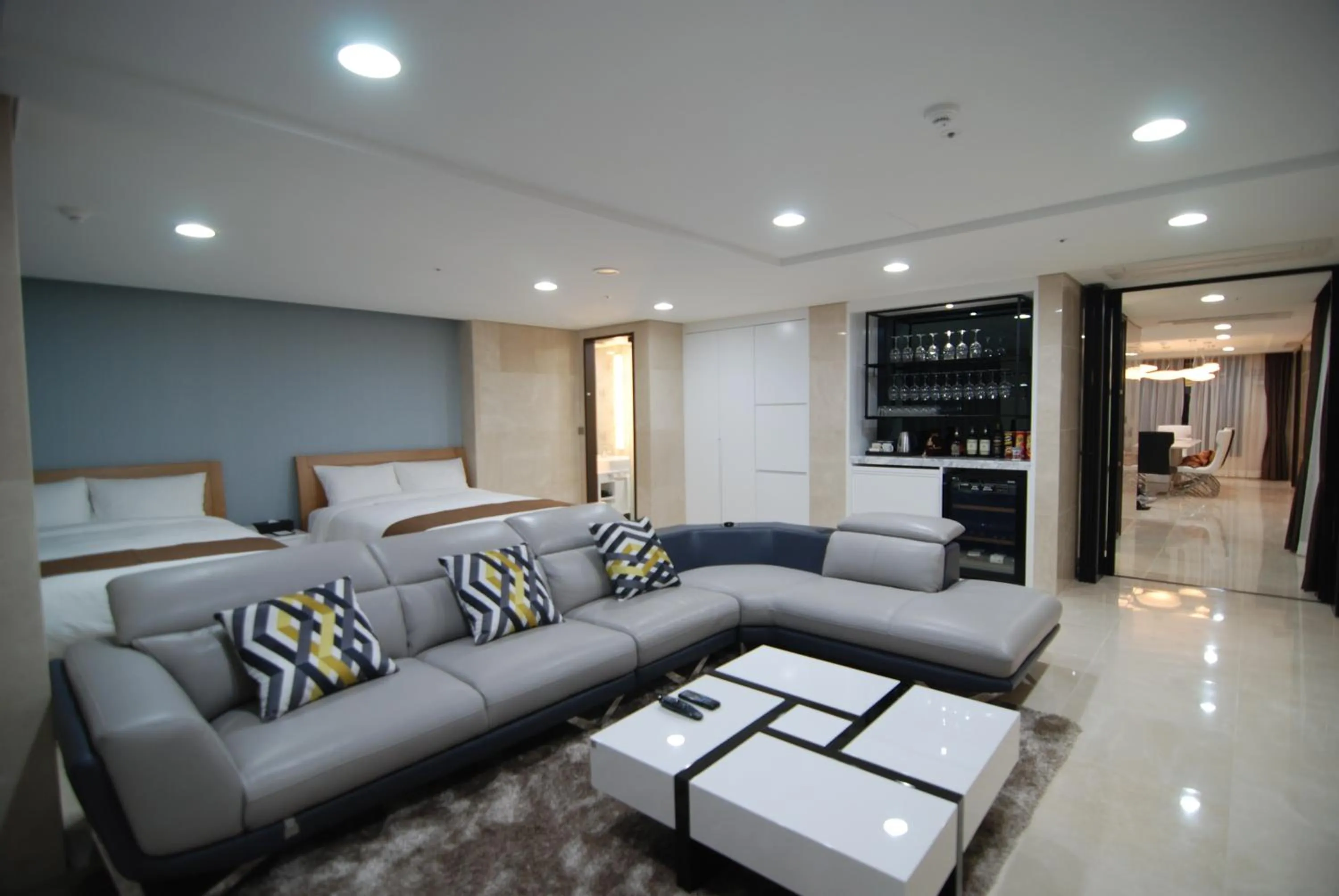 Living room in Mstay Hotel