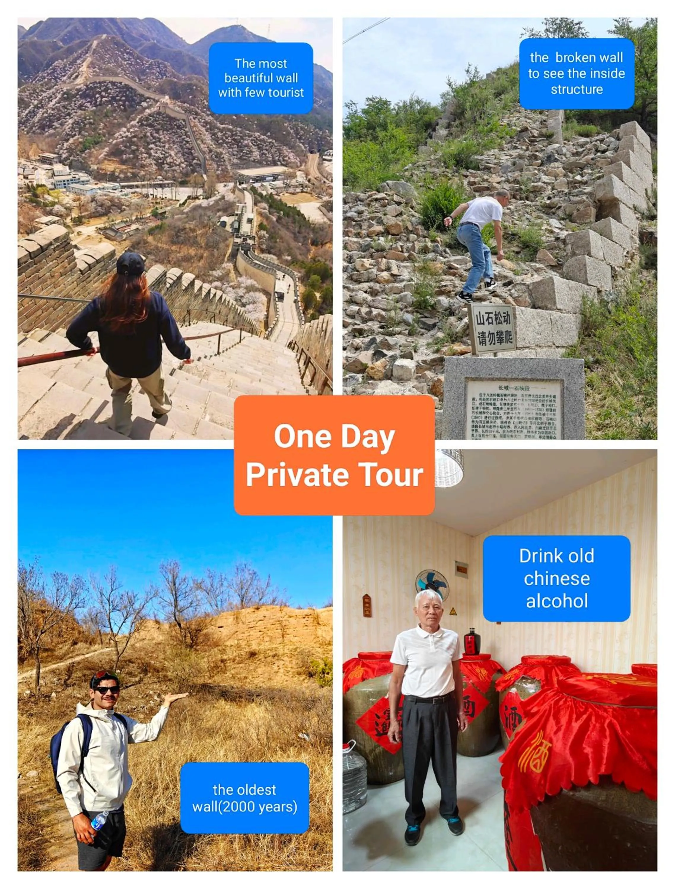 Beijing Badaling Great Wall Caos Courtyard Hostel 1VIP service 2Ancient style Chinese yard 3 only 15 minutes walk to the Badaling Great Wall 4 be your free advisor 5 offer private guided tour 6 experience local food and culutre