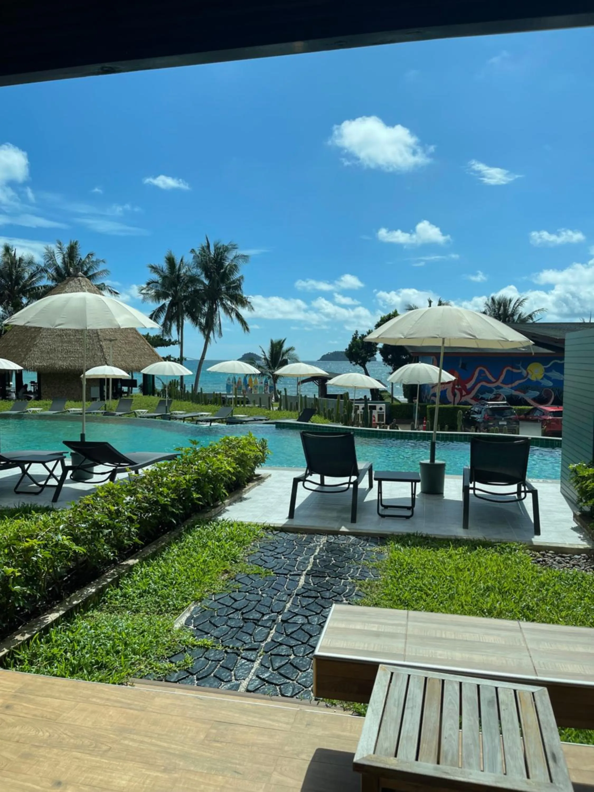 Balcony/Terrace in Kai Bae Beach Resort Koh Chang