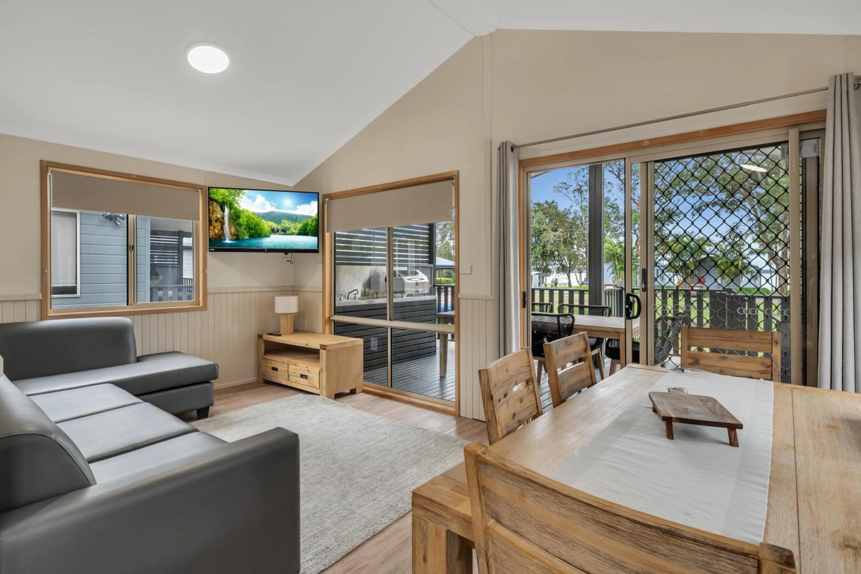 Living room in Ingenia Holidays Lake Macquarie