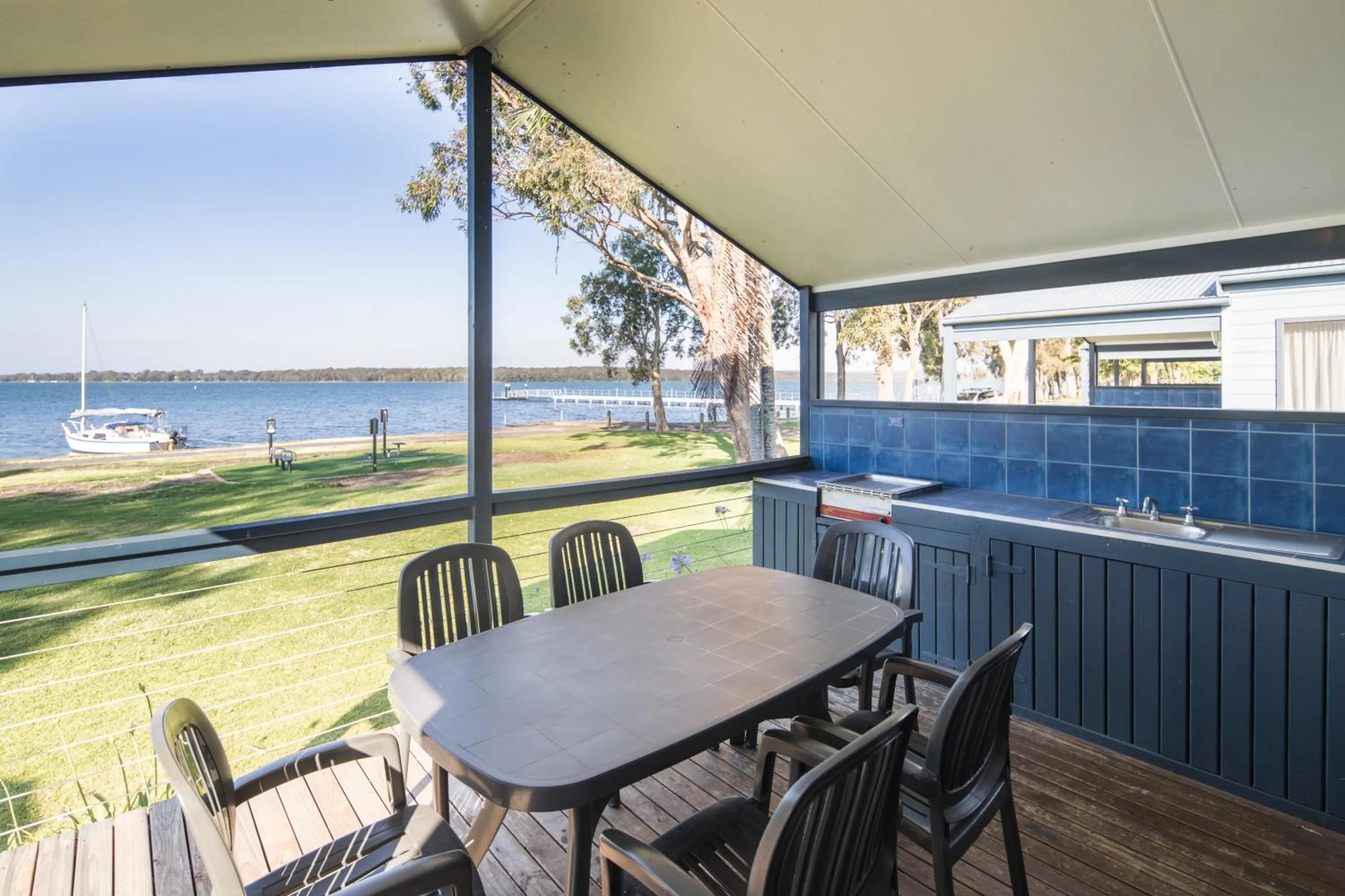 Balcony/Terrace in Ingenia Holidays Lake Macquarie