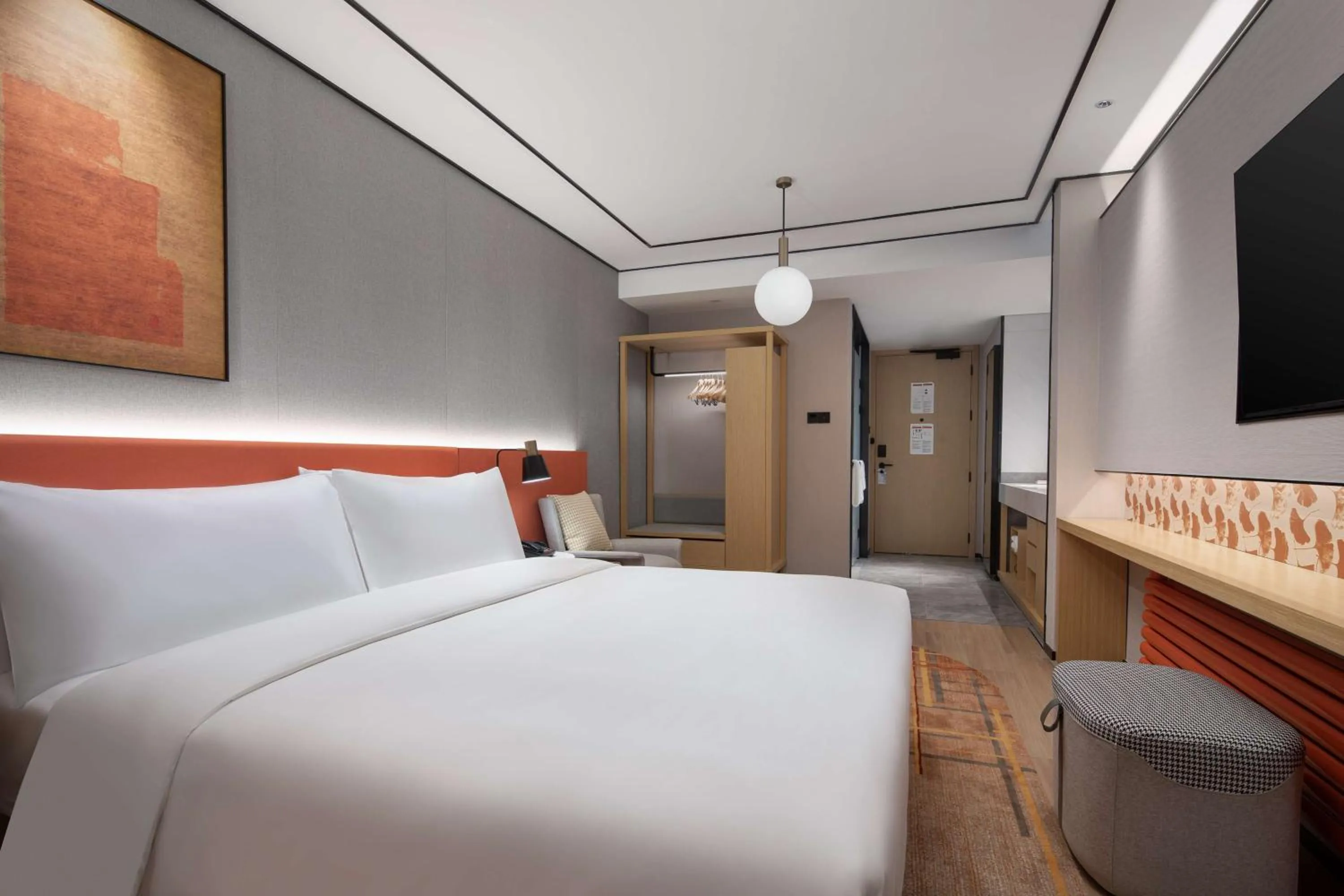 Bed in Hilton Garden Inn Chengde Mountain Resort