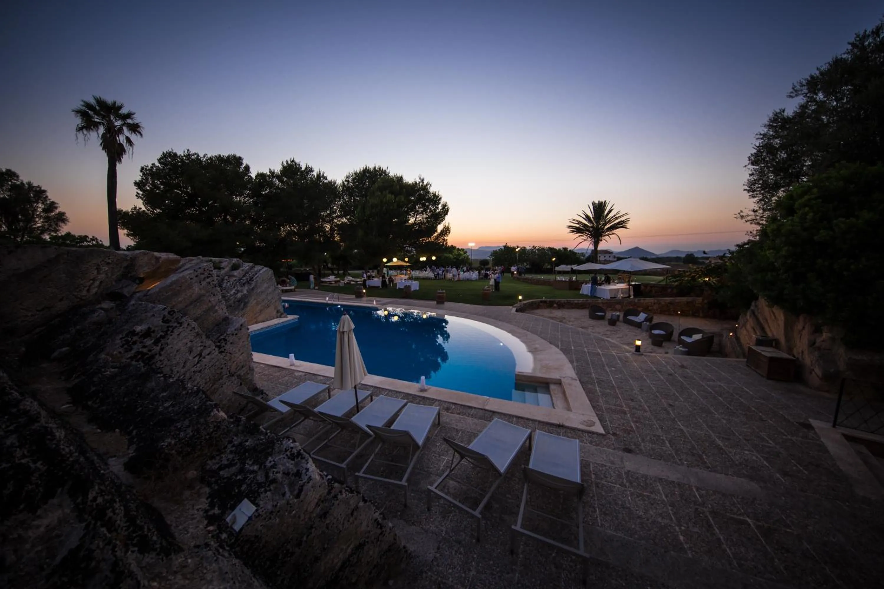 Pool view in Casal Santa Eulalia