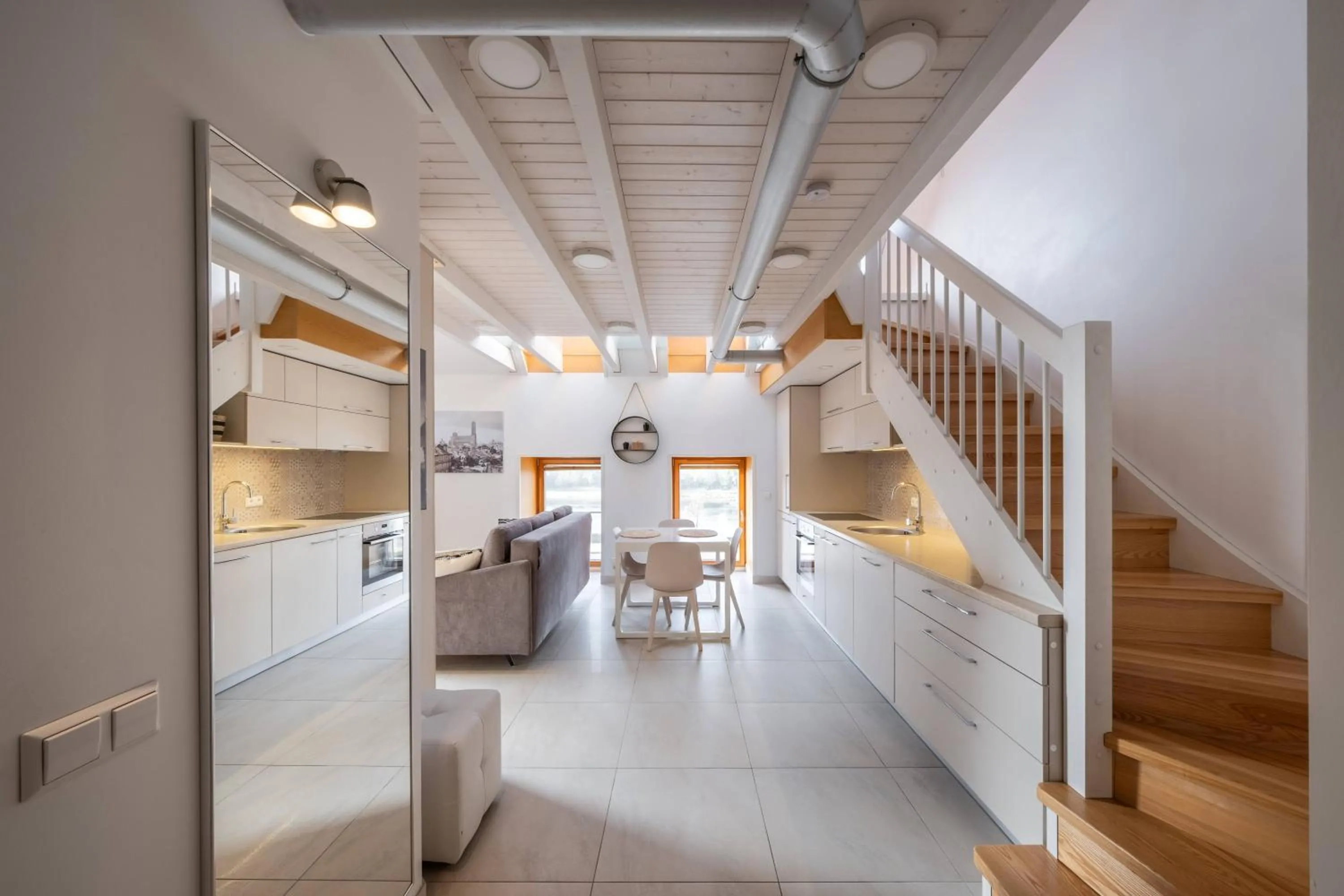 Photo of the whole room in King Mindaugas Apartments