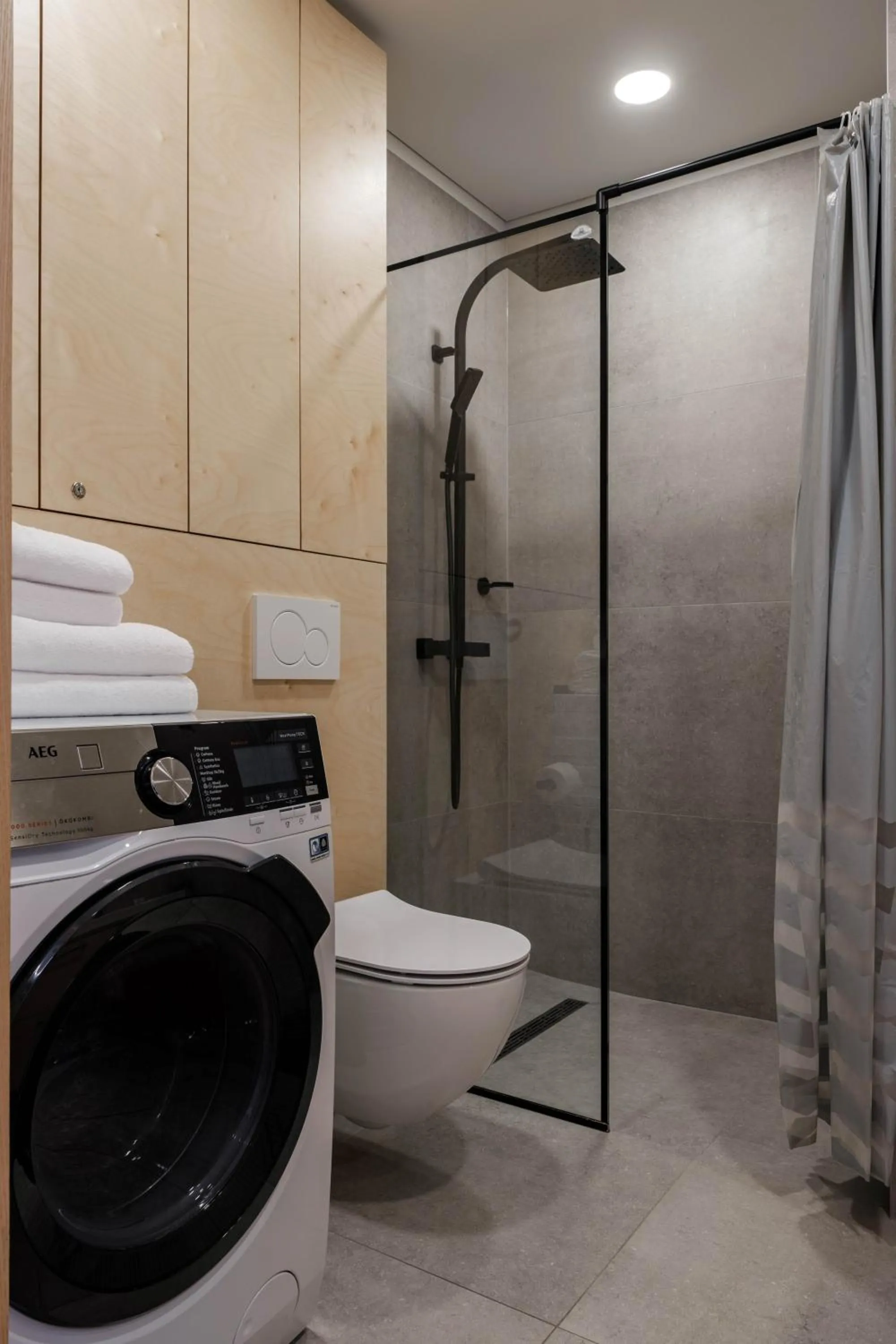 Bathroom in King Mindaugas Apartments