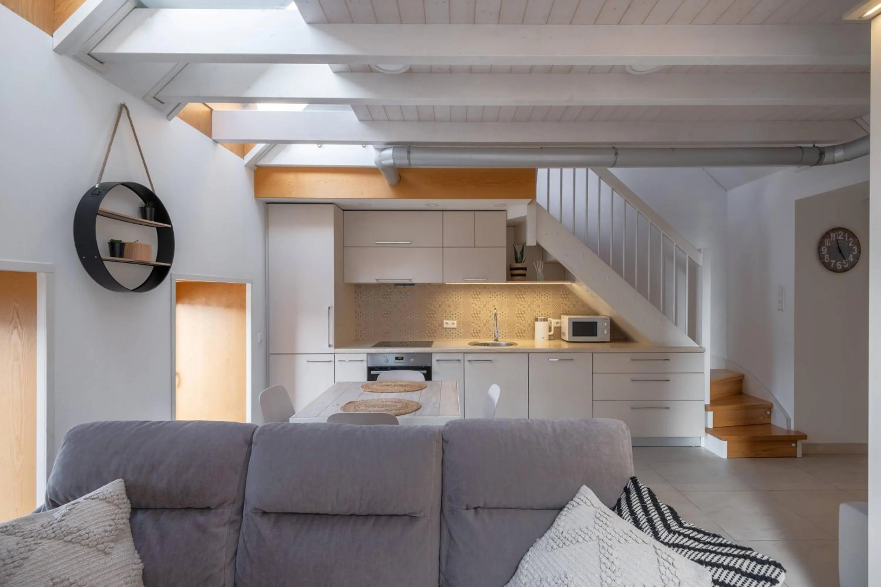 Living room in King Mindaugas Apartments