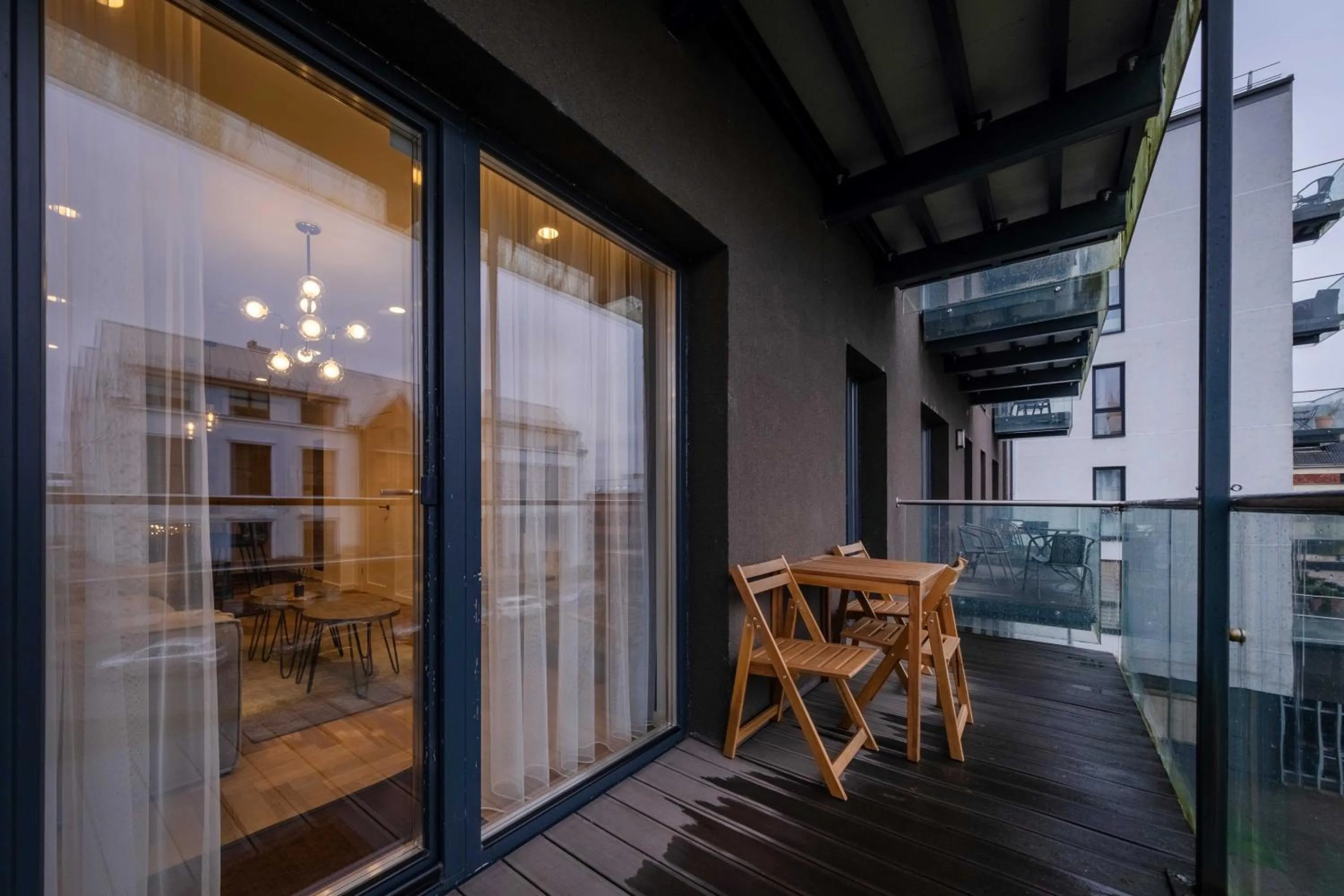 Balcony/Terrace in King Mindaugas Apartments