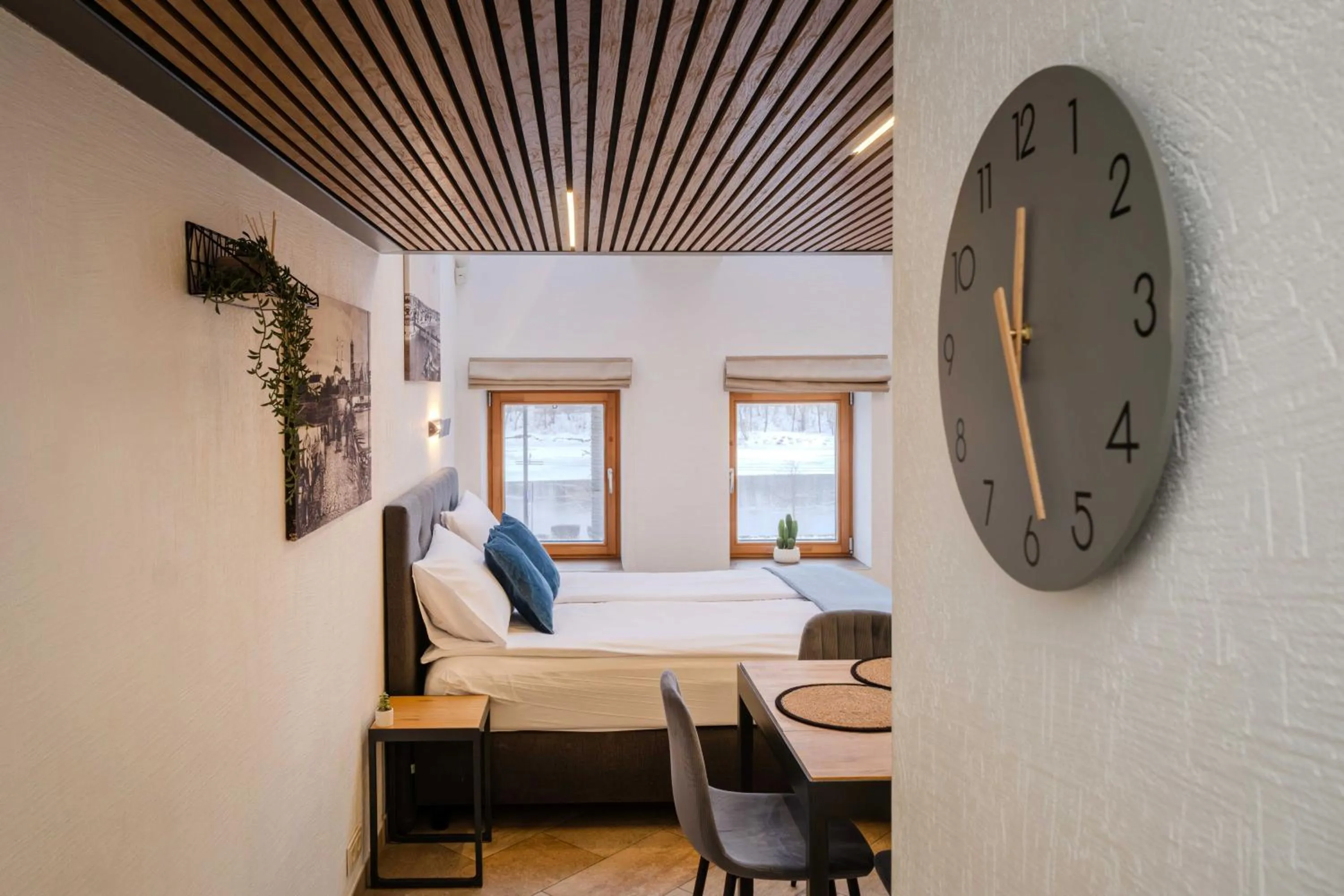 Bed in King Mindaugas Apartments