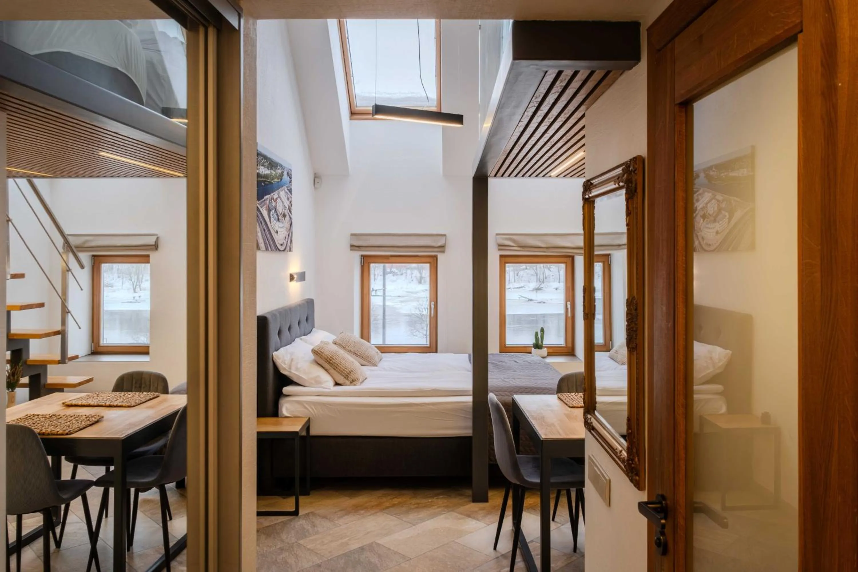 Bed in King Mindaugas Apartments