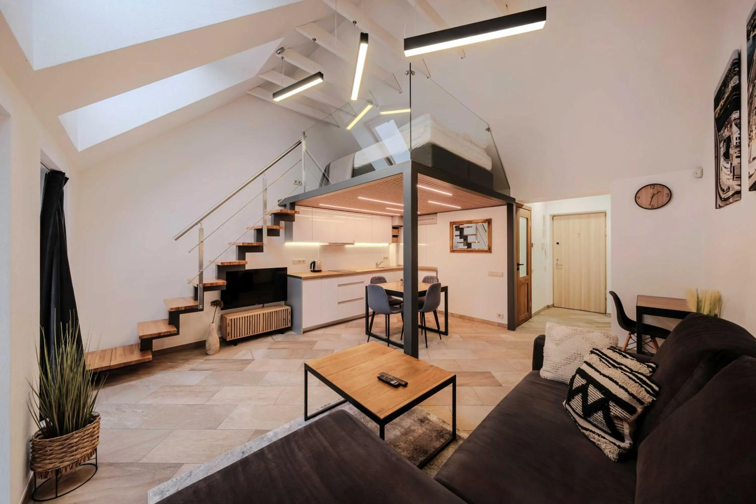 Photo of the whole room in King Mindaugas Apartments