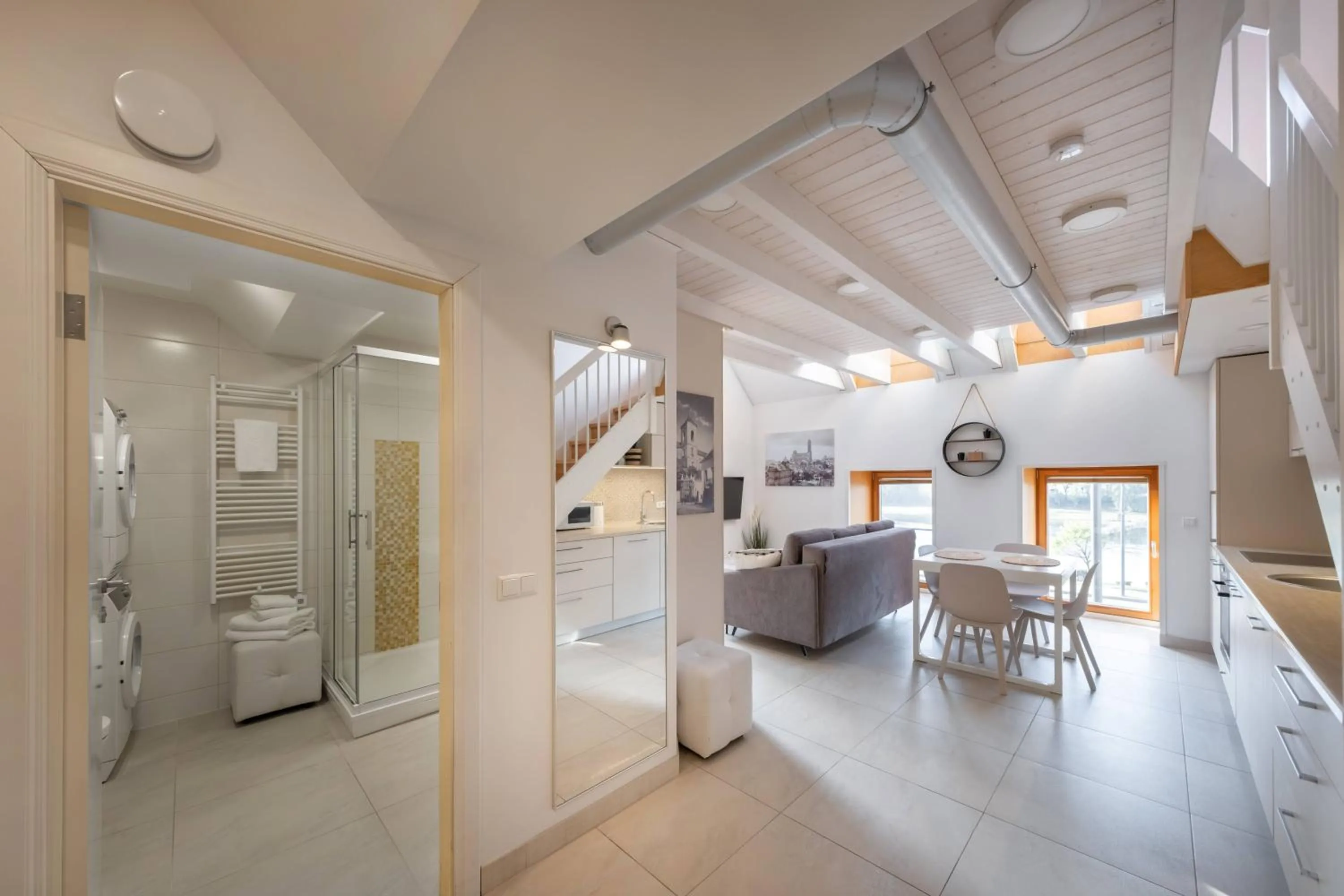 Photo of the whole room in King Mindaugas Apartments