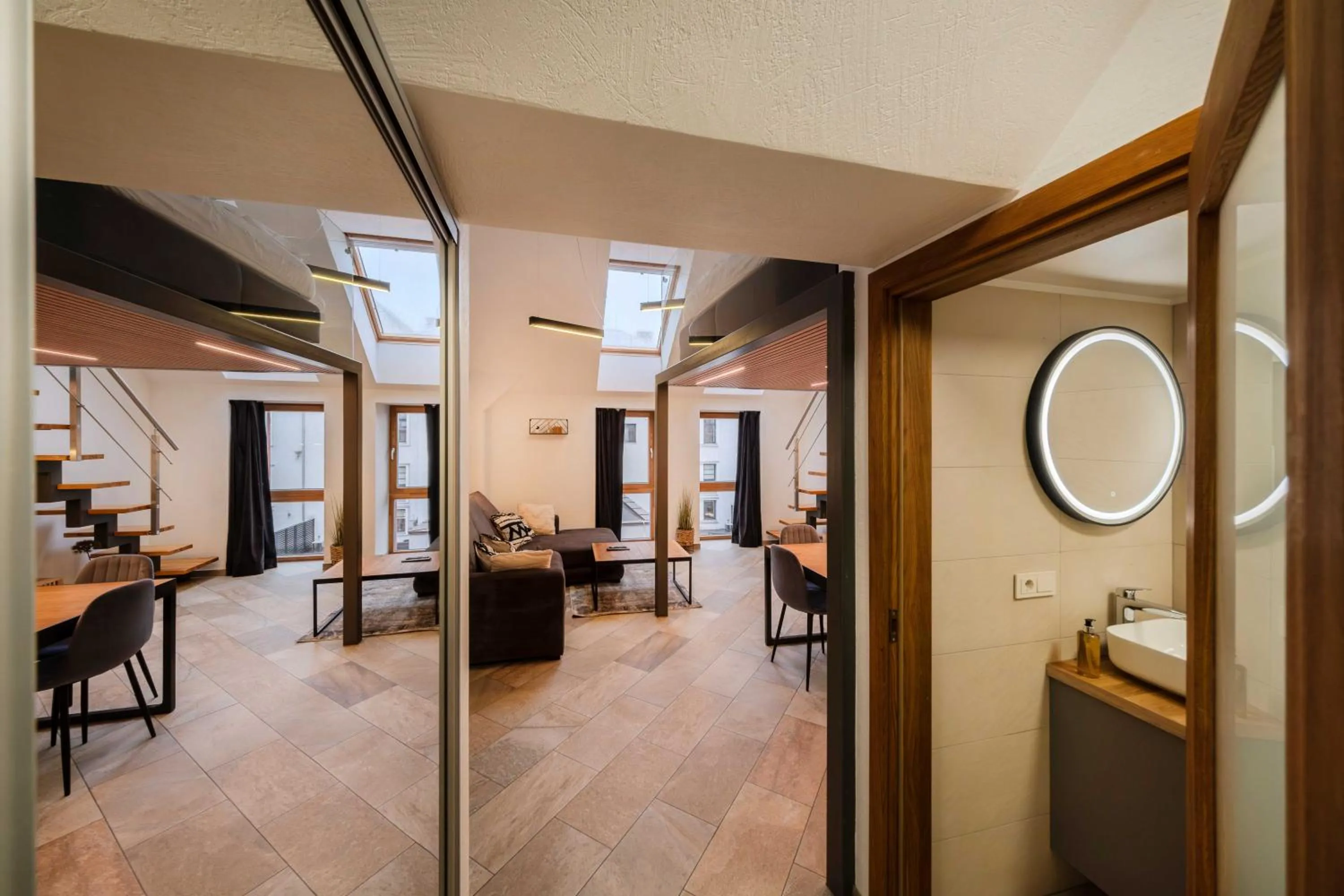 Photo of the whole room in King Mindaugas Apartments