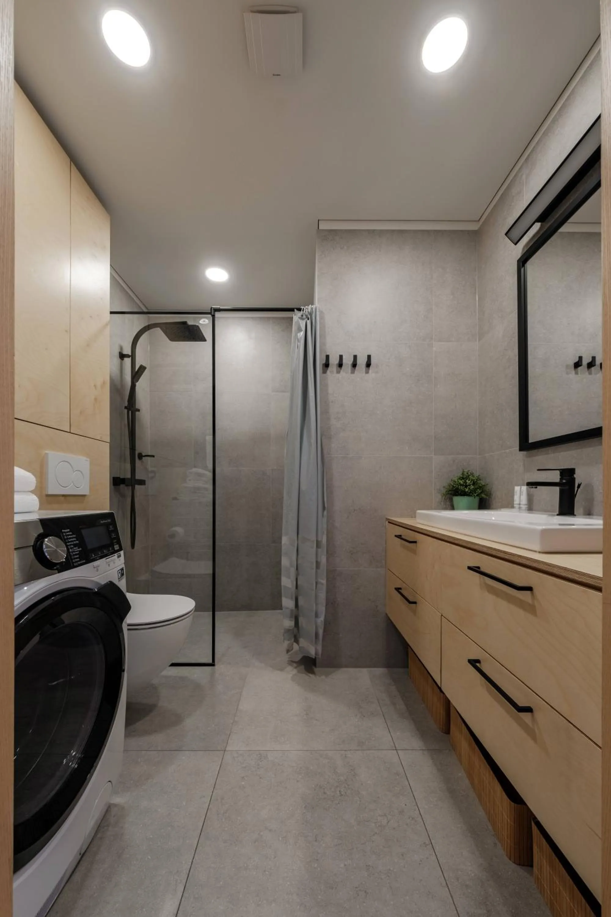 Bathroom in King Mindaugas Apartments