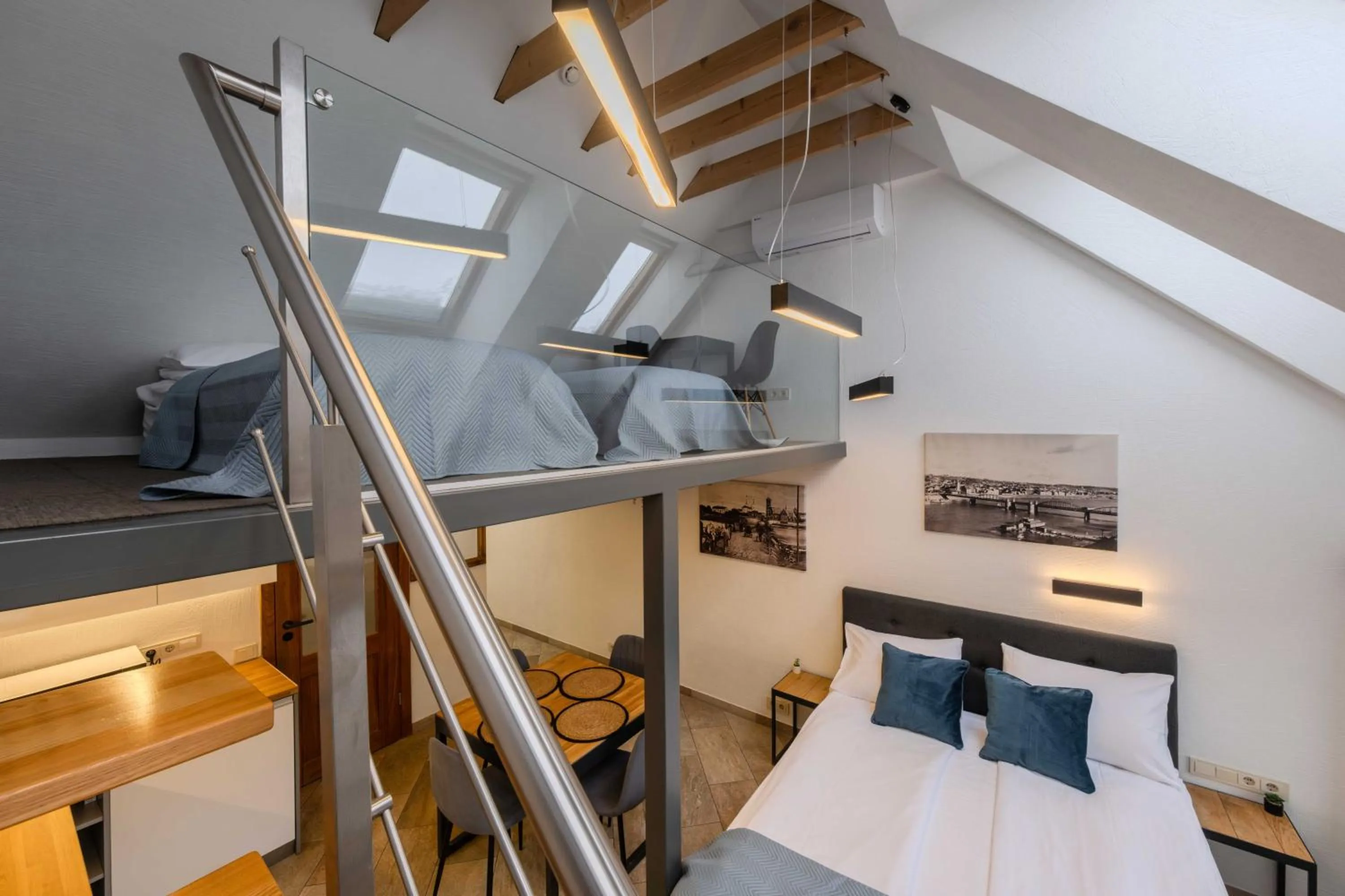 Bed in King Mindaugas Apartments