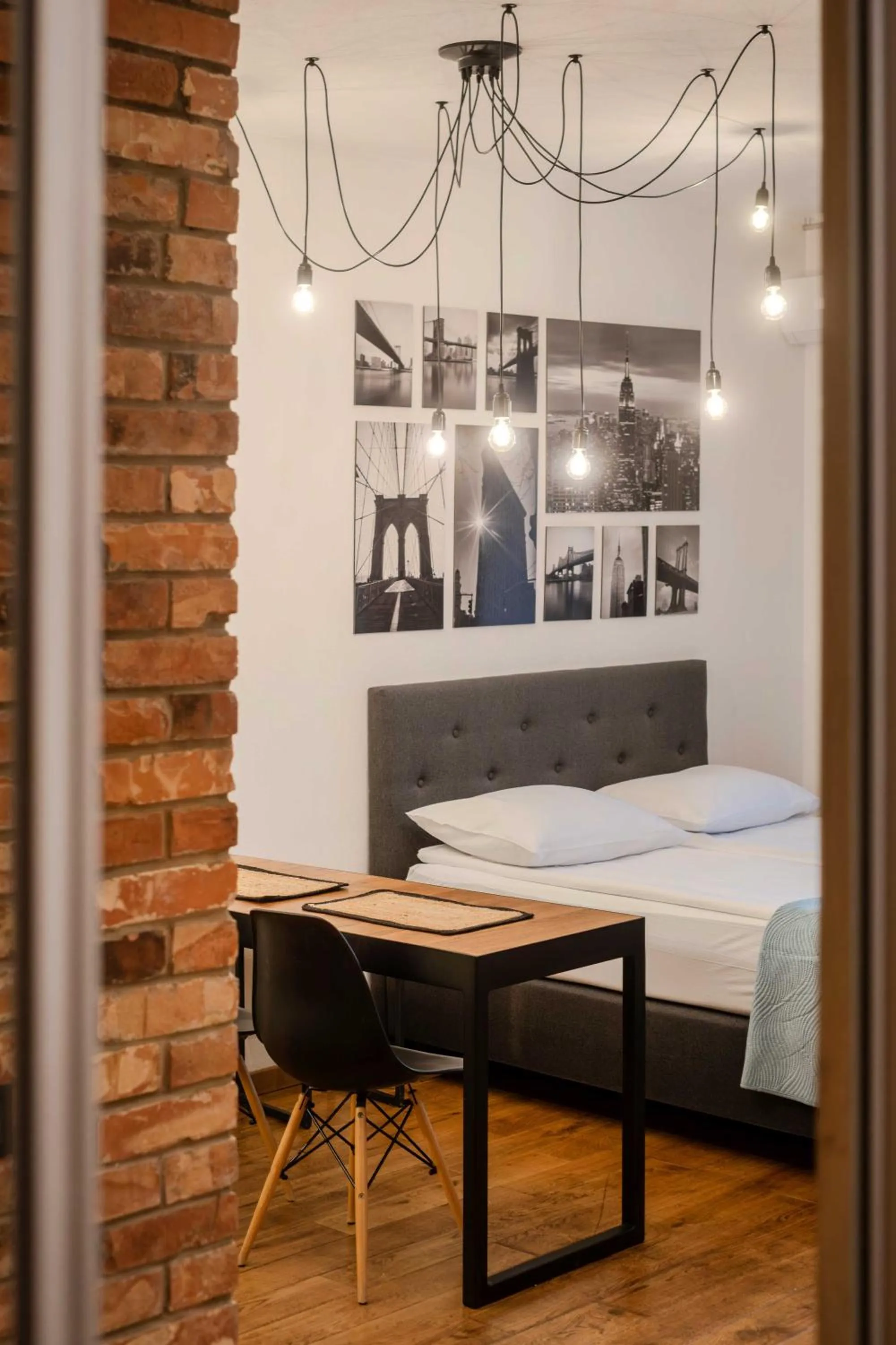 Bed in King Mindaugas Apartments