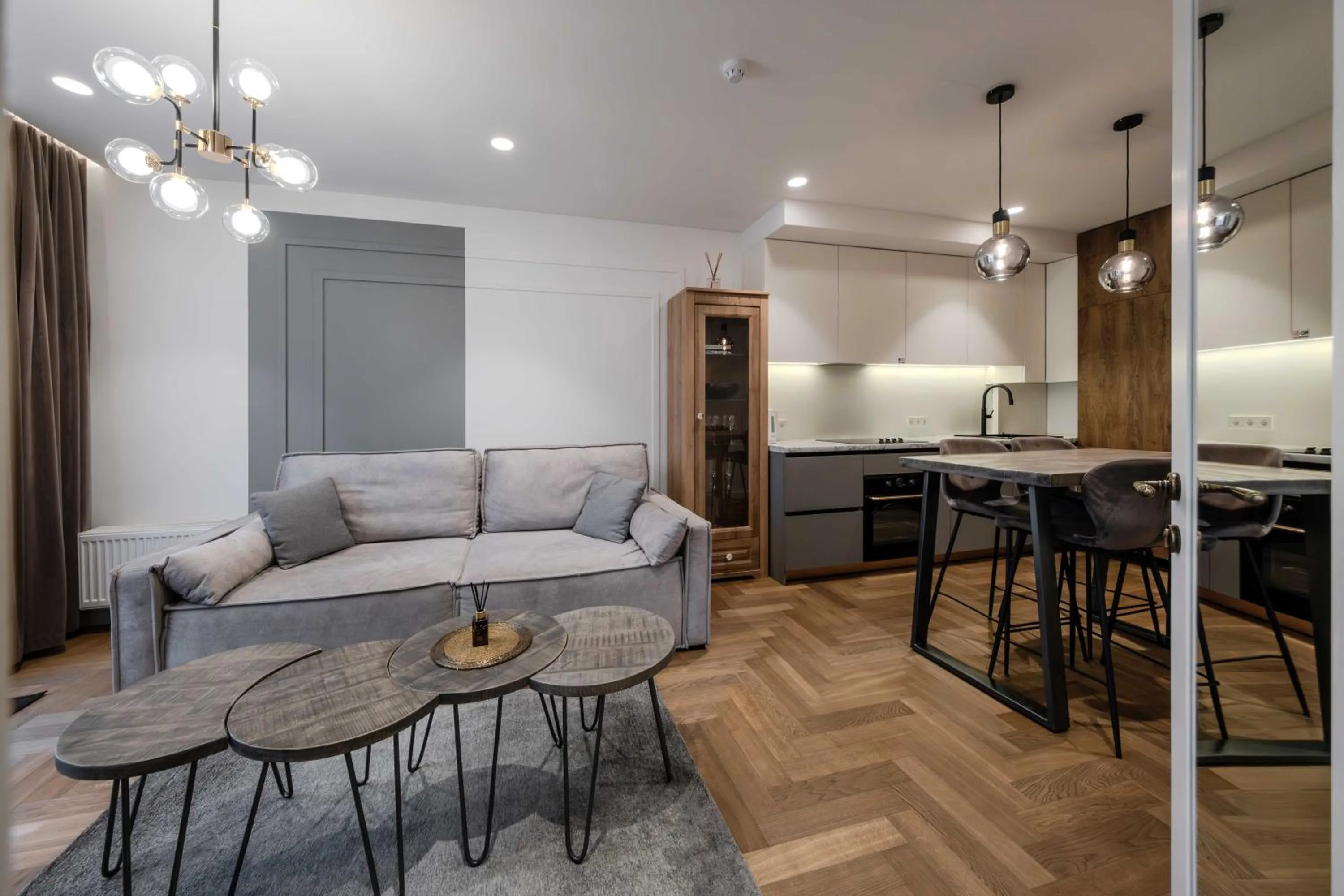 Living room in King Mindaugas Apartments