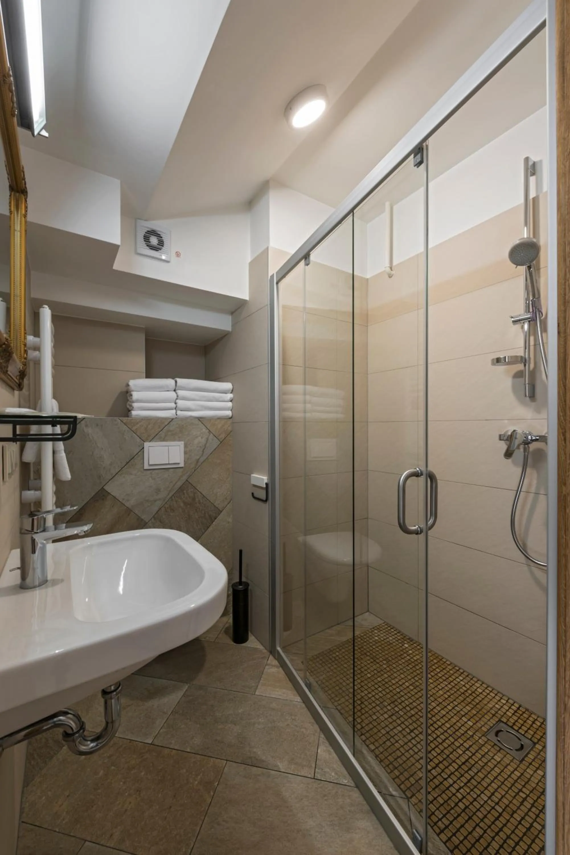 Bathroom in King Mindaugas Apartments