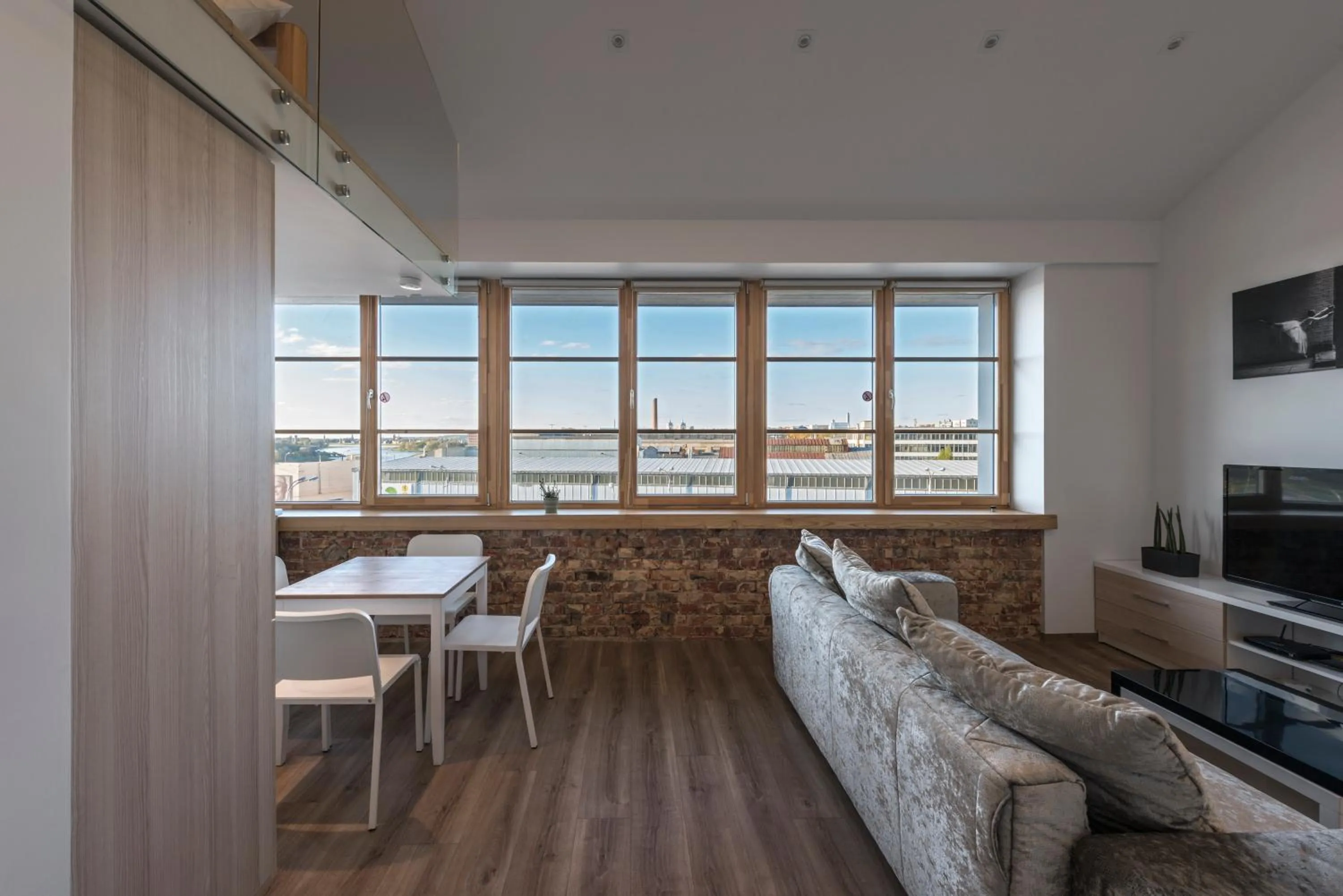 Living room in King Mindaugas Apartments