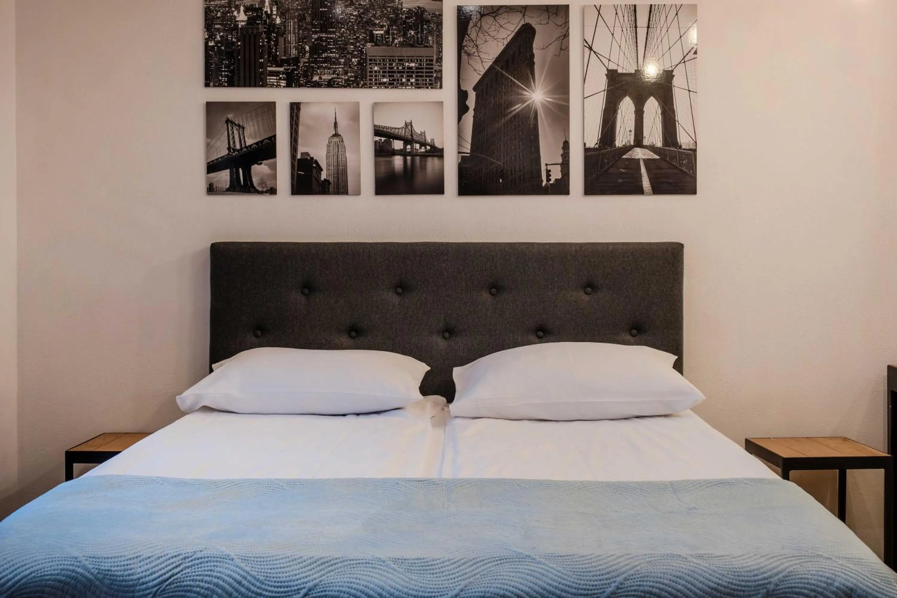 Bed in King Mindaugas Apartments