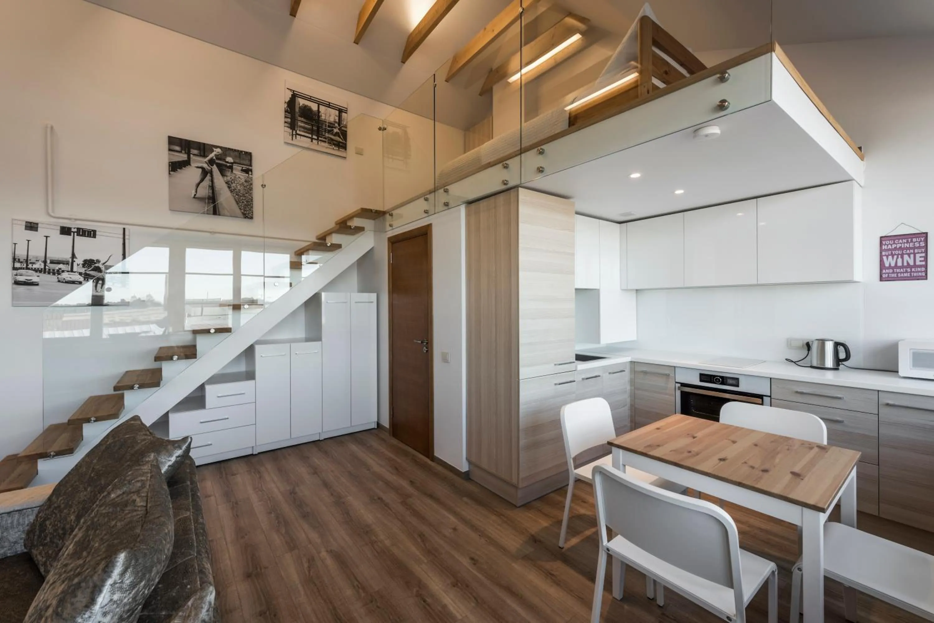 Photo of the whole room in King Mindaugas Apartments