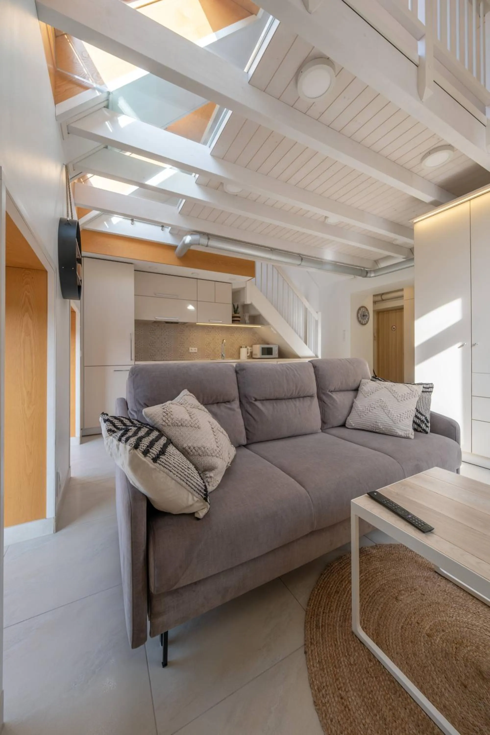 Seating area in King Mindaugas Apartments