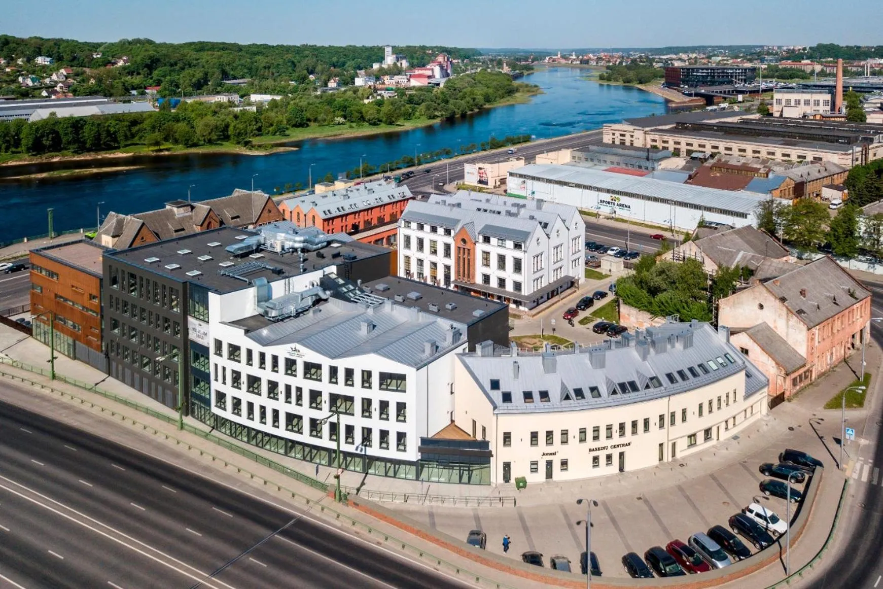 Bird's eye view in King Mindaugas Apartments