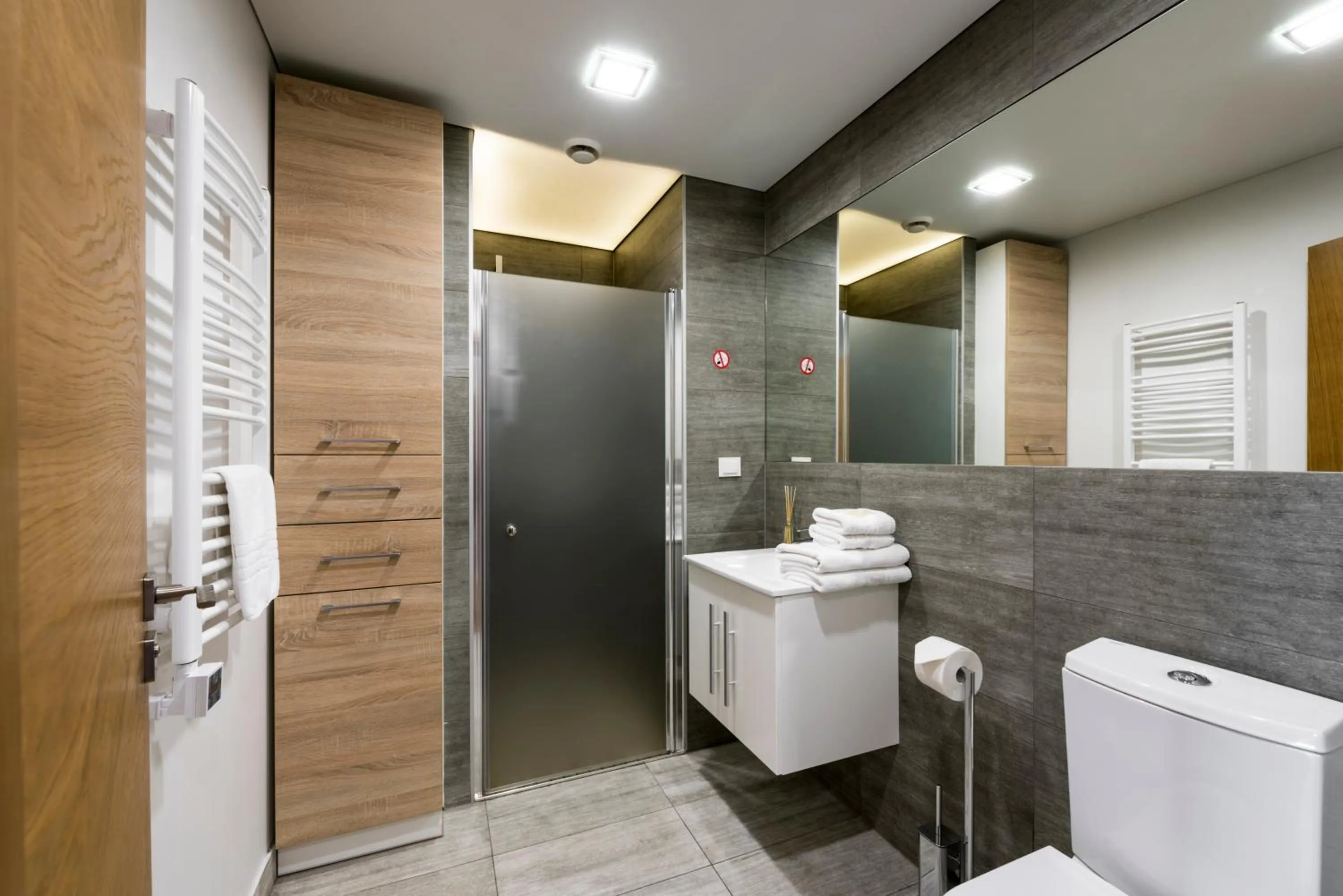 Bathroom in King Mindaugas Apartments