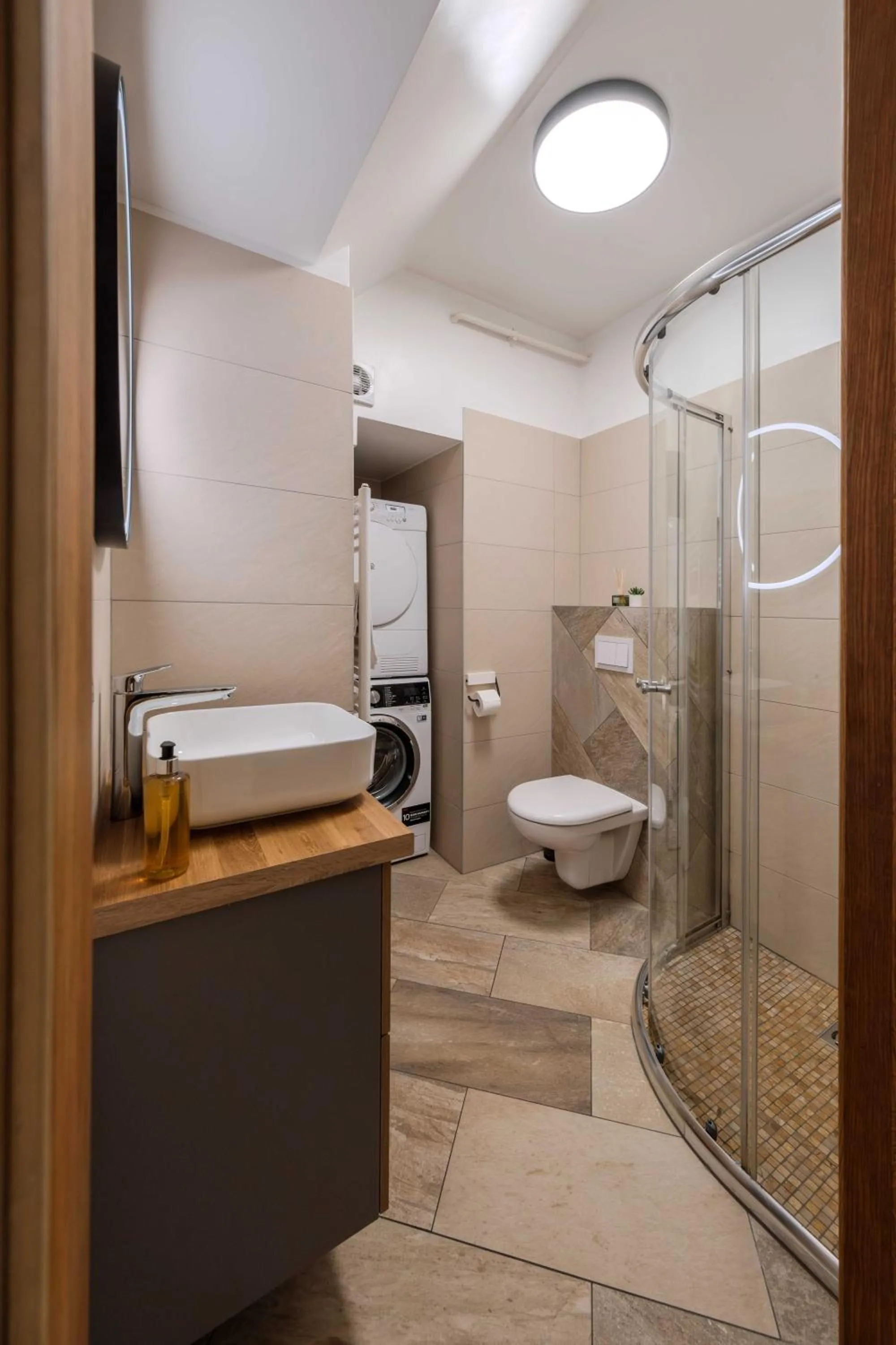 washing machine in King Mindaugas Apartments