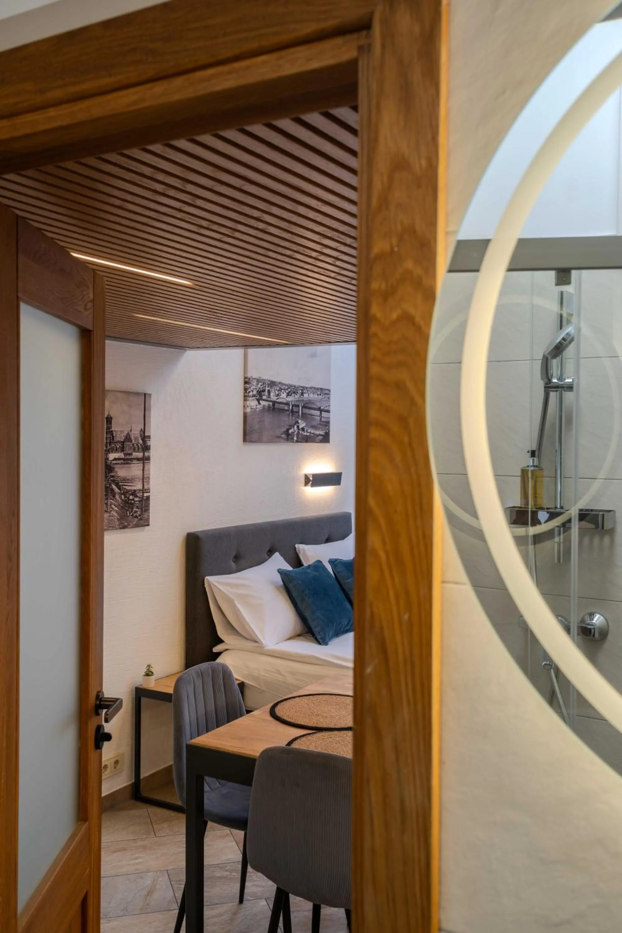 Bed in King Mindaugas Apartments