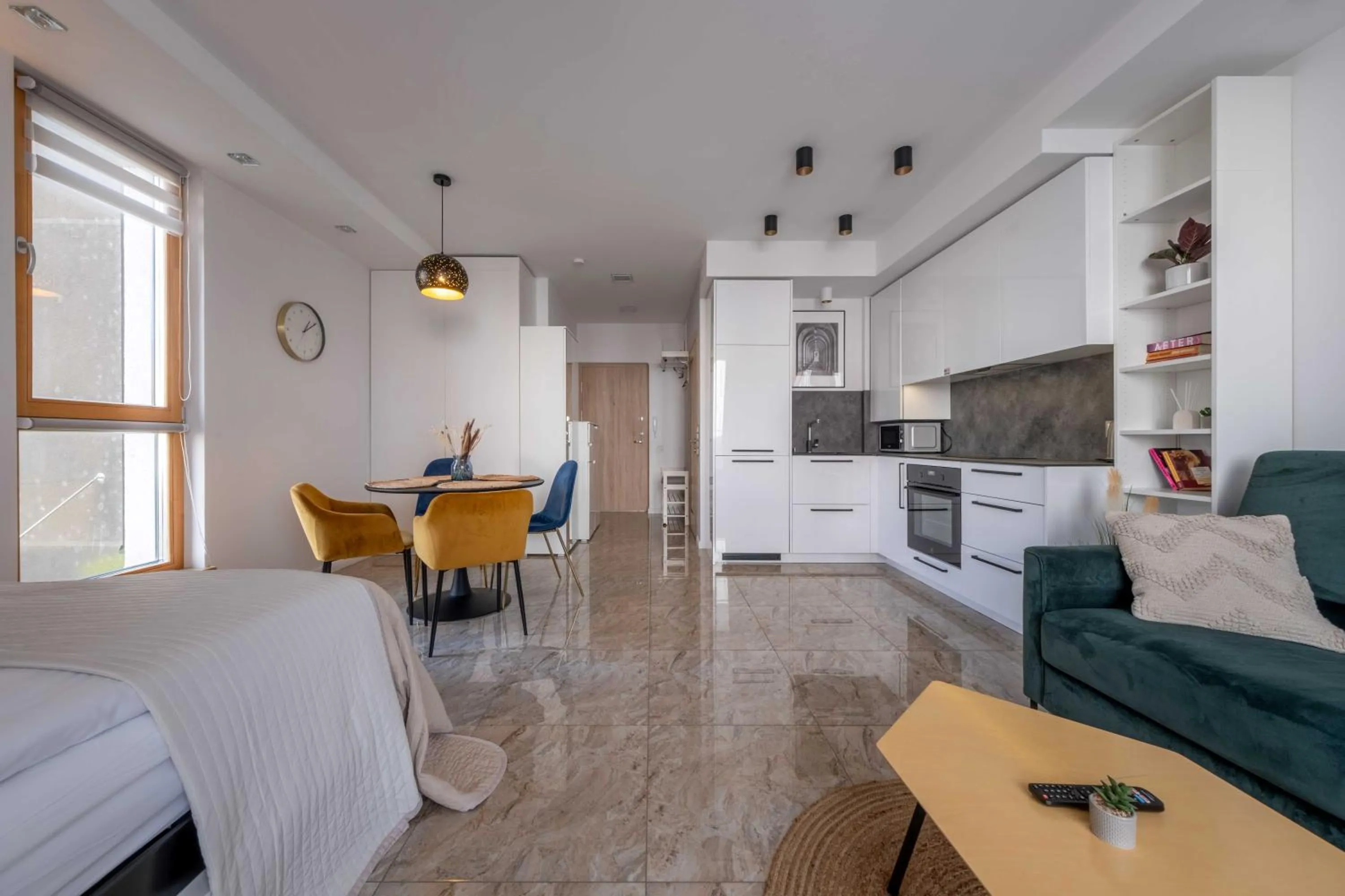 Kitchen or kitchenette in King Mindaugas Apartments