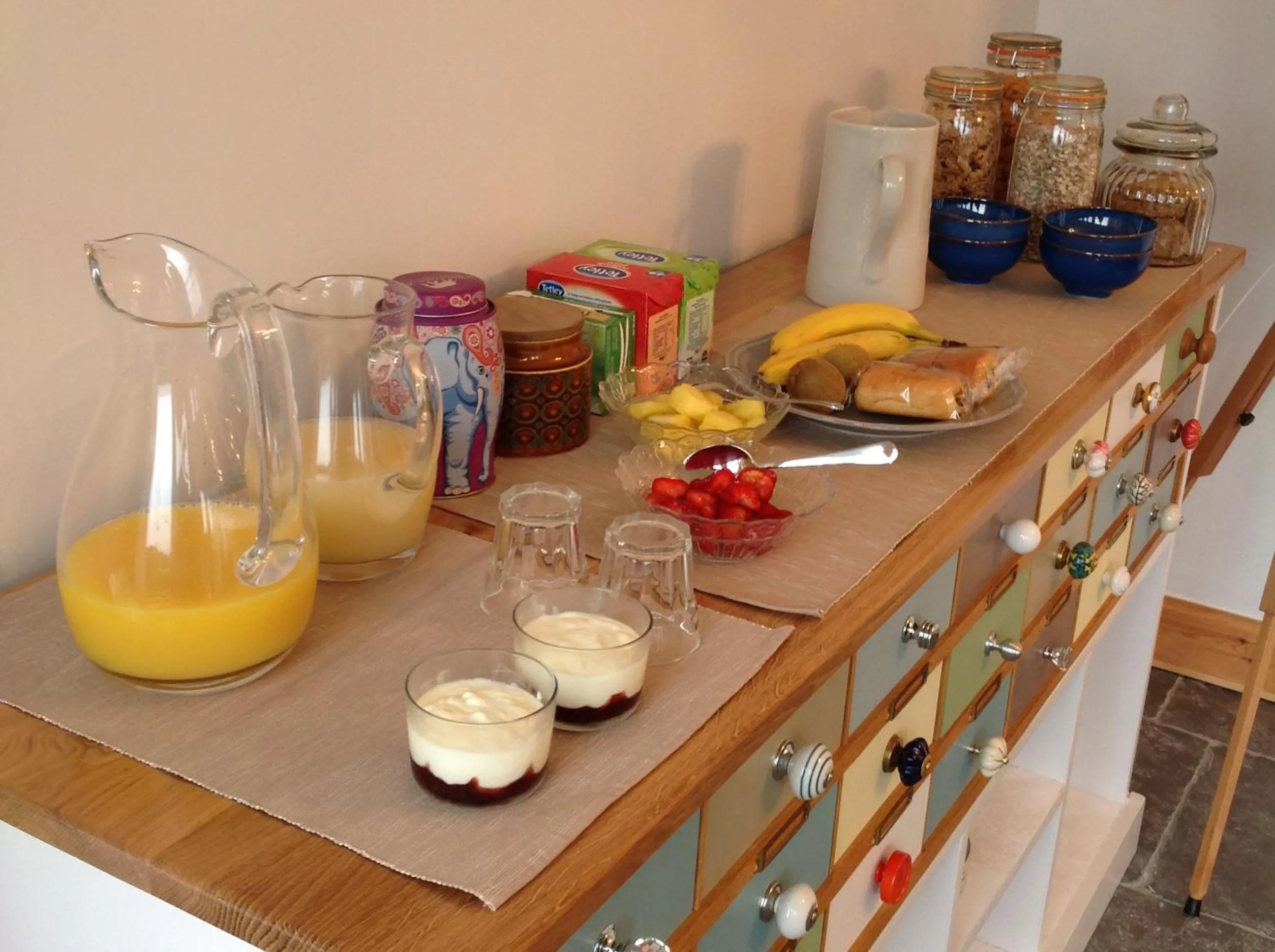 Dining area in Off The Hill B&B