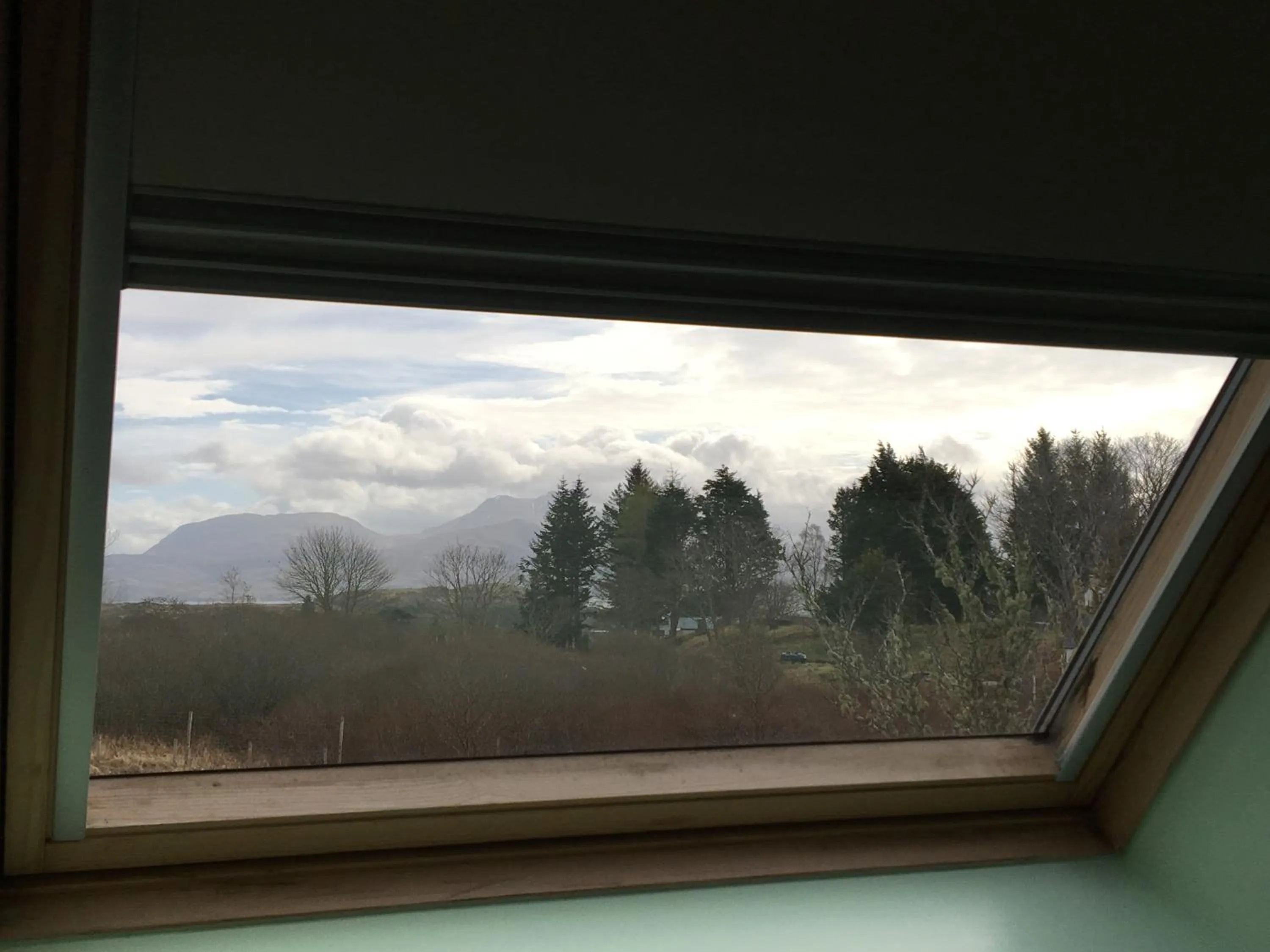 Garden view in Off The Hill B&B