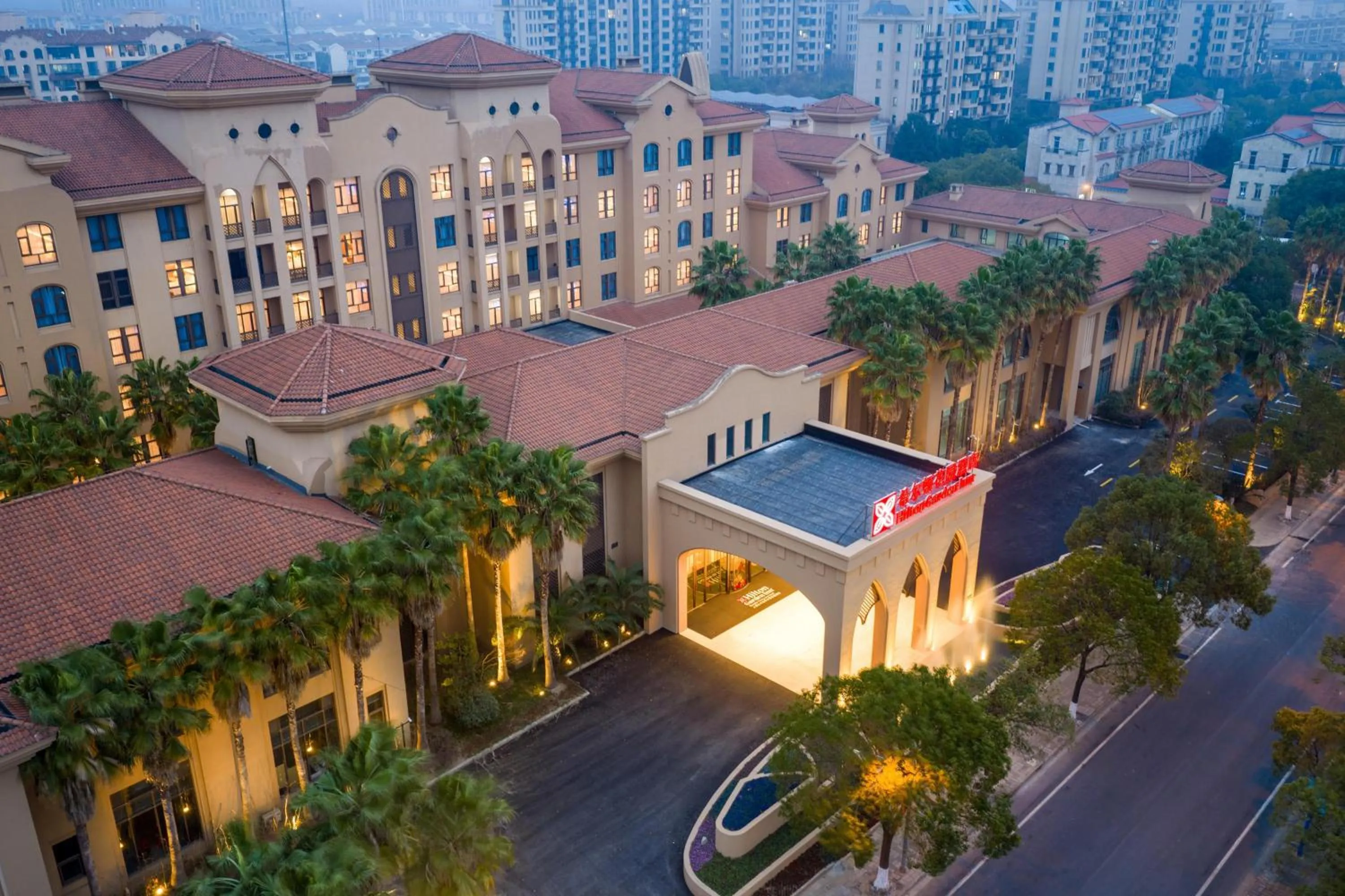 Property building in Hilton Garden Inn Shanghai Changxing Island