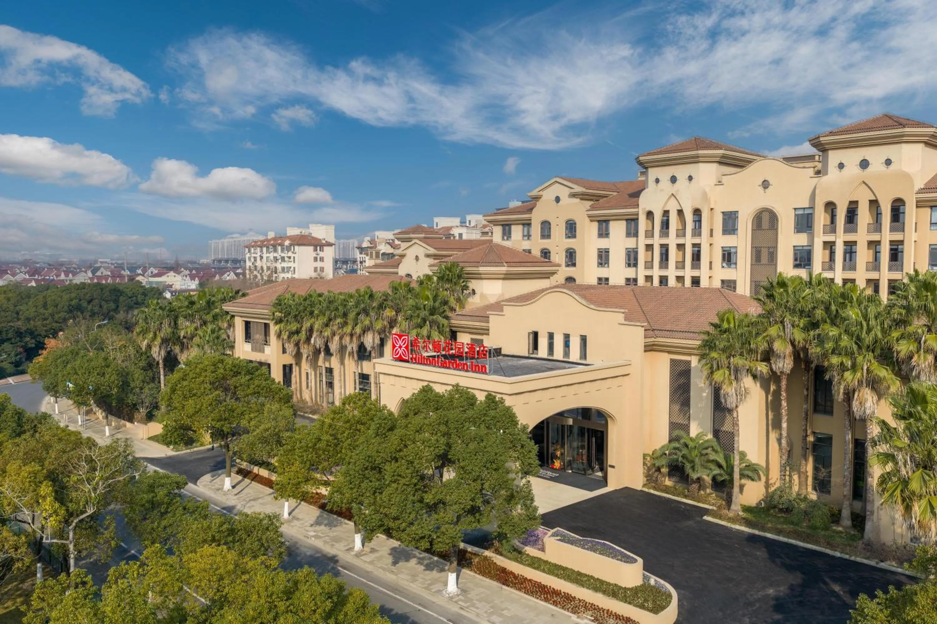 Property building in Hilton Garden Inn Shanghai Changxing Island