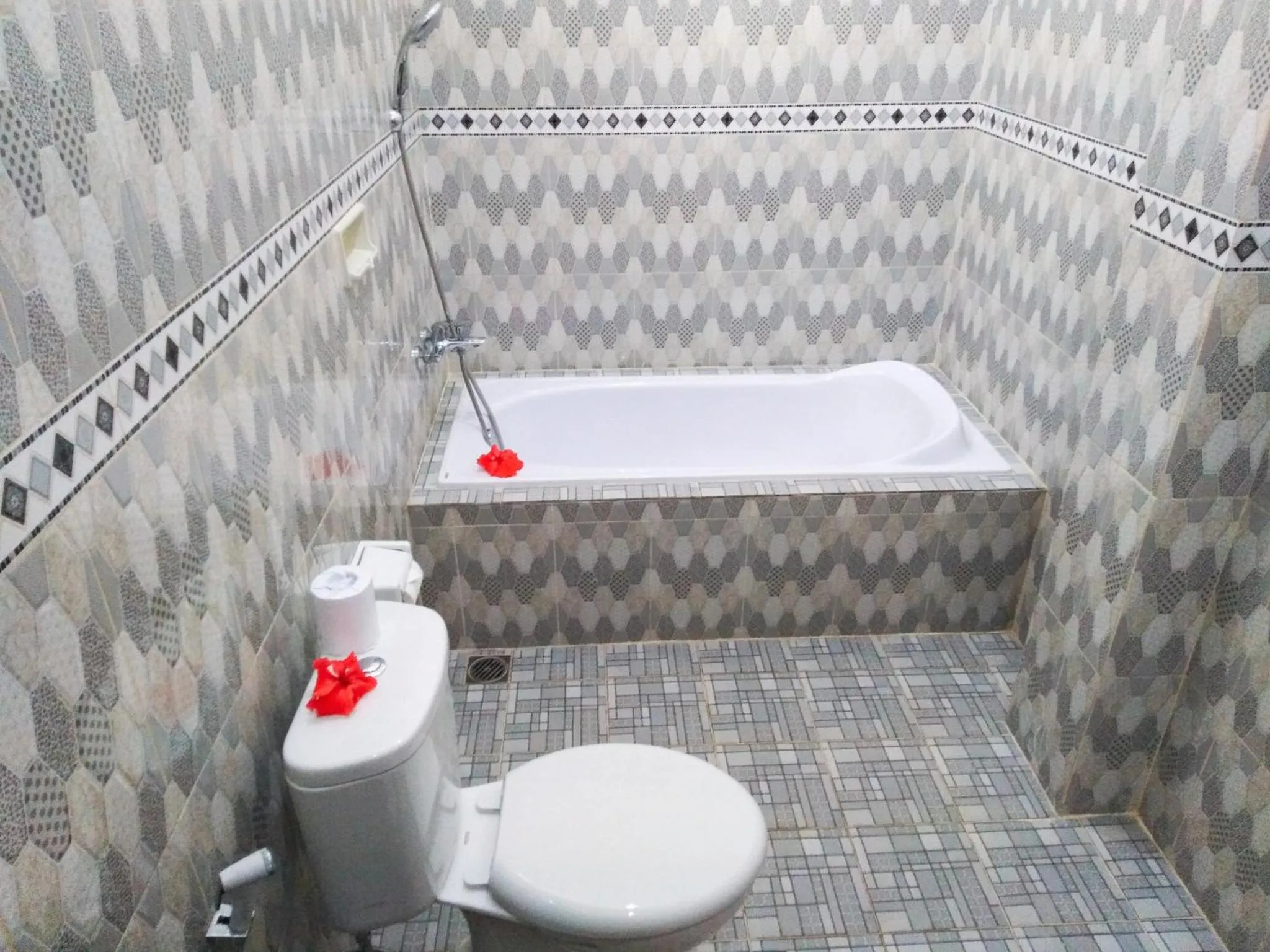 Shower in Kartika Bungalows