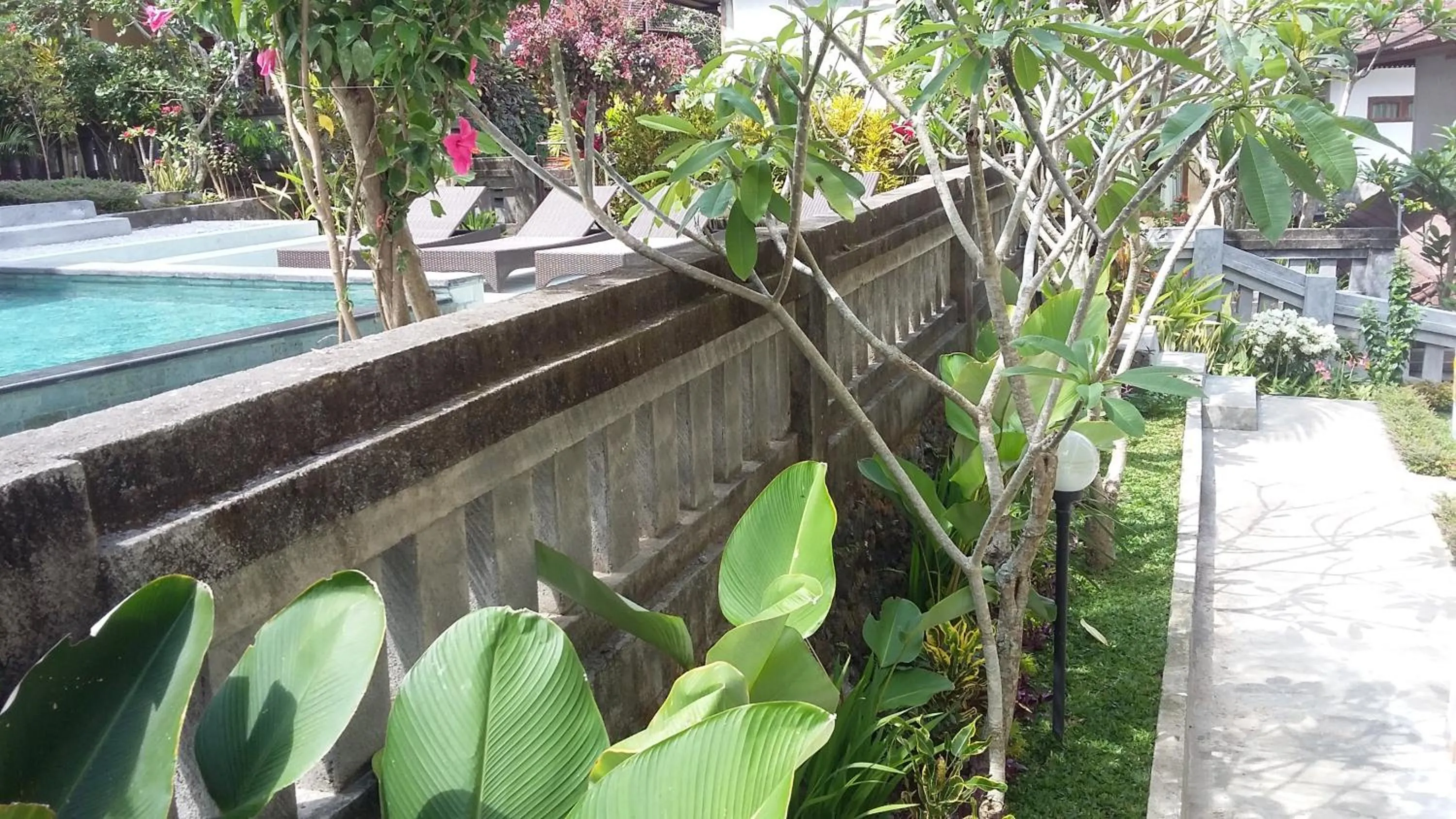 On site in Kartika Bungalows